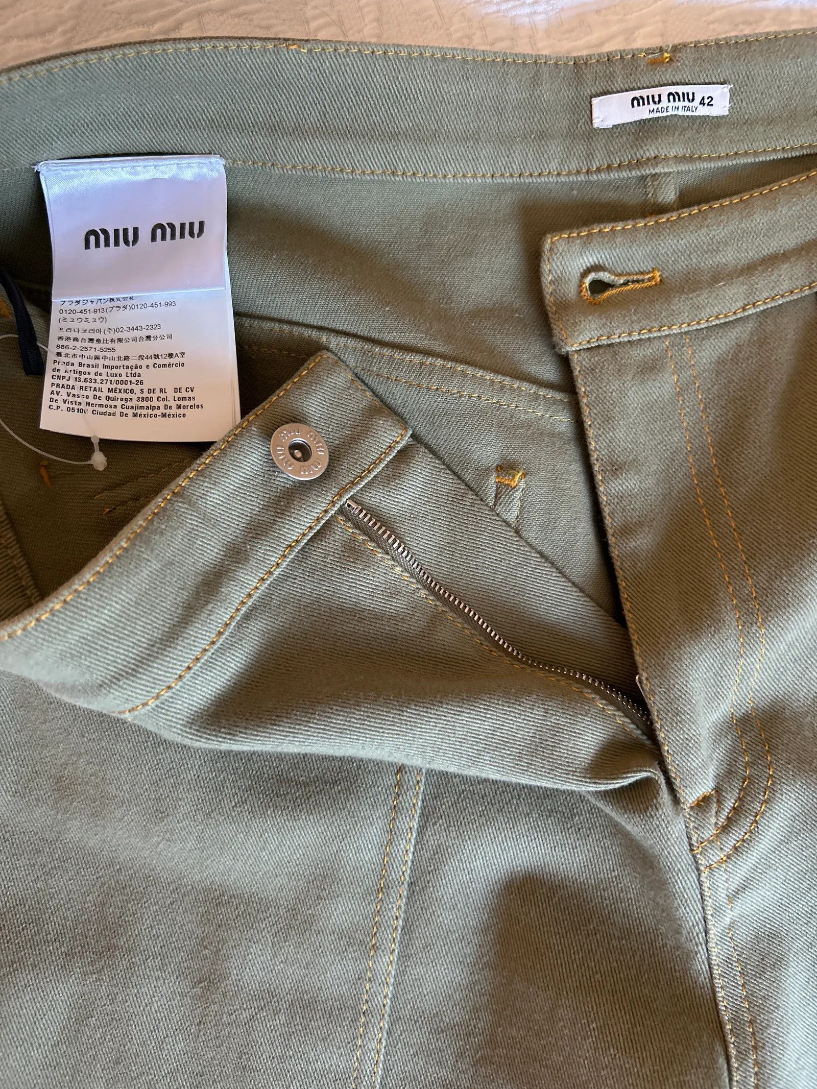 Miu Miu Miu Miu Pants Size 30" / US 8 / IT 44 - 2 Thumbnail