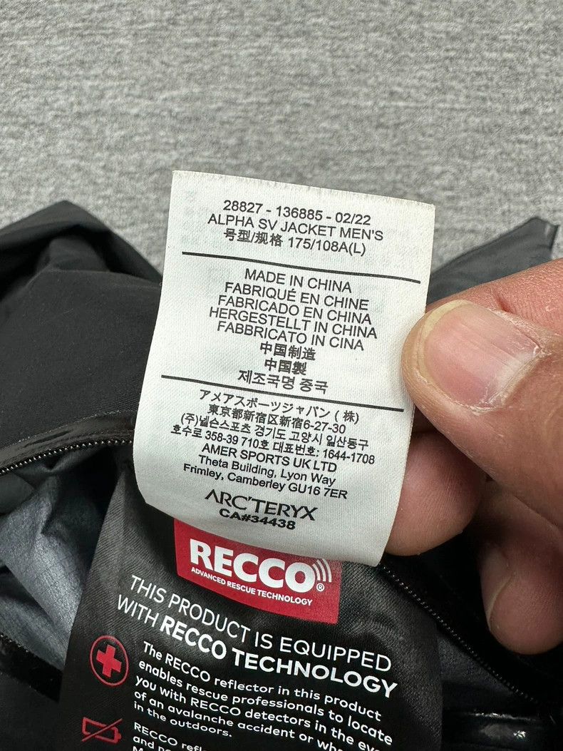 Arc'teryx Arc'teryx Alpha SV 6th Gen Jacket Size US L / EU 52-54 / 3 - 4 Thumbnail