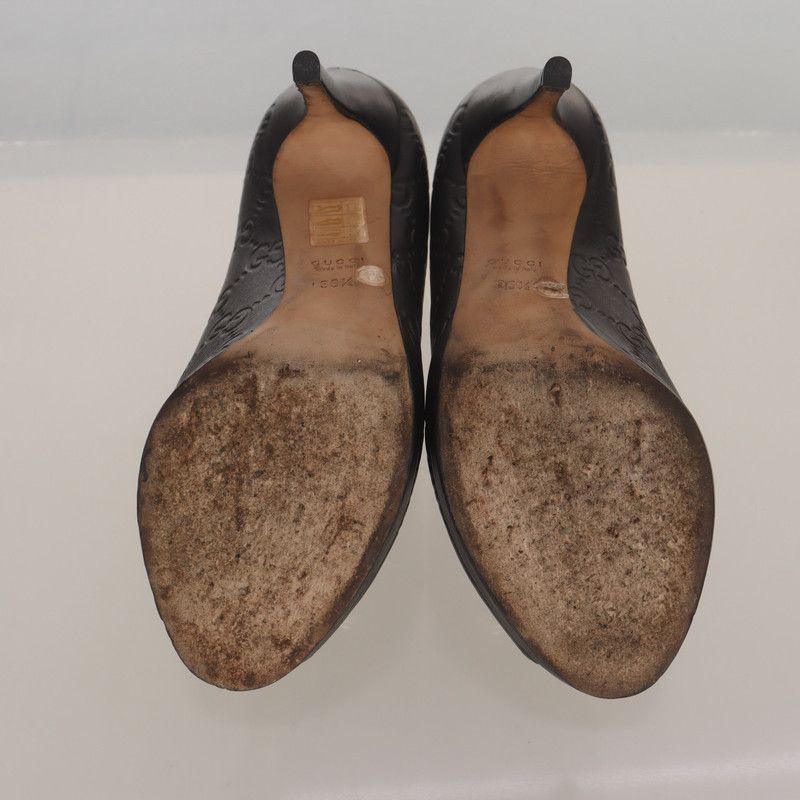 Gucci Gucci Peep-Toe High Heels in Black 0079 Size US 8 / IT 38 - 6 Thumbnail