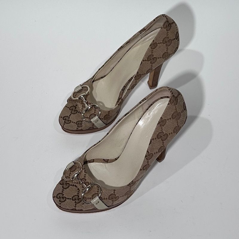 Gucci Gucci Brown High Heel Shoes 0079 Size US 8 / IT 38 - 3 Thumbnail