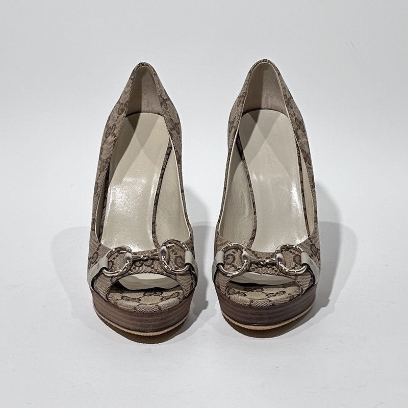 Gucci Gucci Brown High Heel Shoes 0079 Size US 8 / IT 38 - 2 Thumbnail