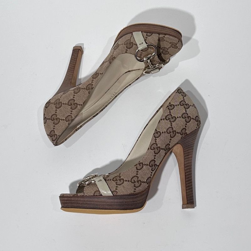 Gucci Gucci Brown High Heel Shoes 0079 Size US 8 / IT 38 - 4 Thumbnail