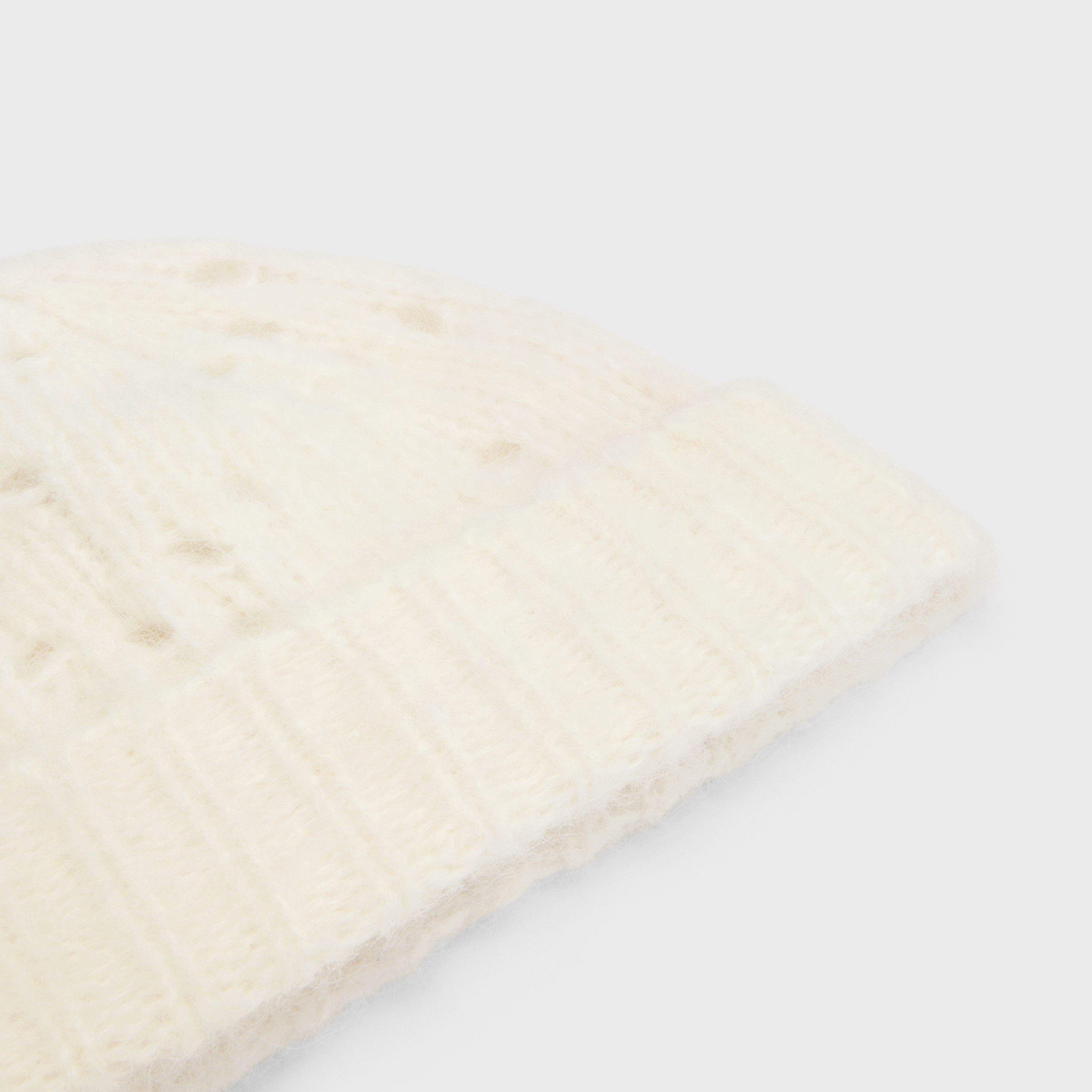 Celine beanie in fair isle alpaca wool pointelle Size ONE SIZE - 3 Thumbnail