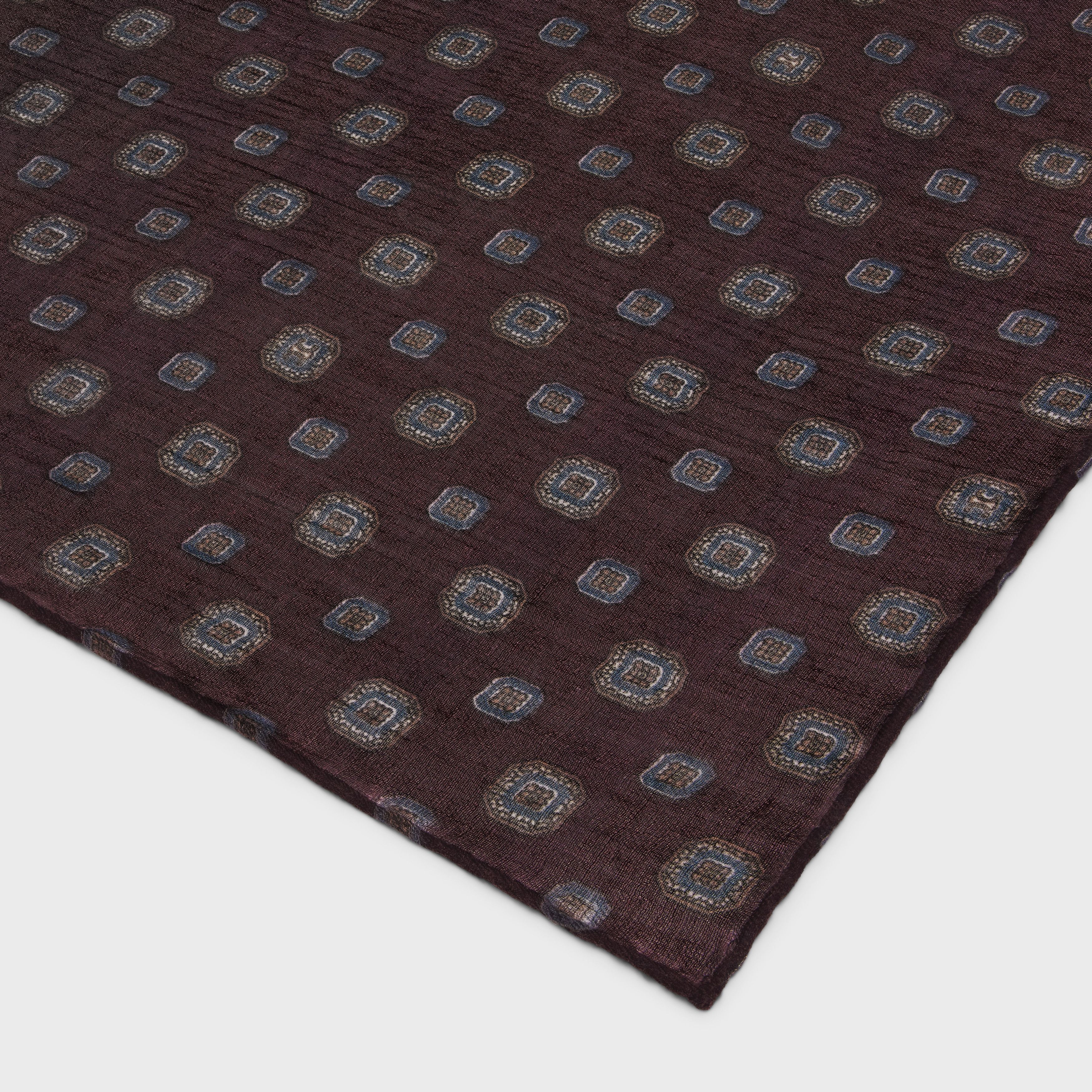 Celine STOLE IN BISCOTTO-PRINT CASHMERE MUSLIN Size ONE SIZE - 2 Thumbnail