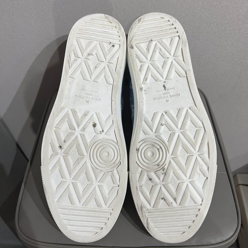 Louis Vuitton Louis Vuitton Tattoo High-Top Denim Sneakers 0079 Size US 8 / EU 41 - 4 Thumbnail