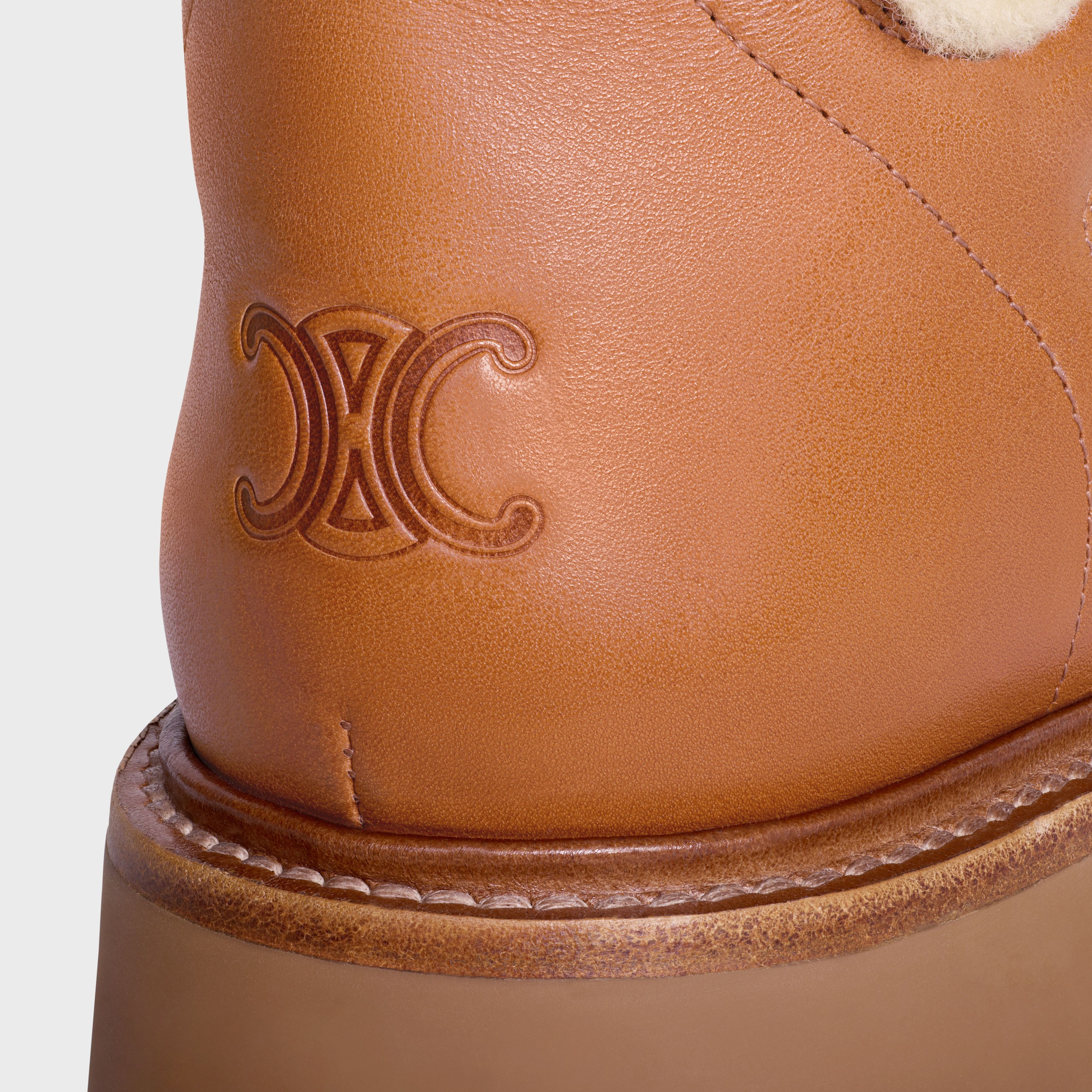 Celine CELINE BULKY LACE-UP BOOT in SHEARLING AND CALFSKIN Size US 9 / IT 39 - 5 Thumbnail