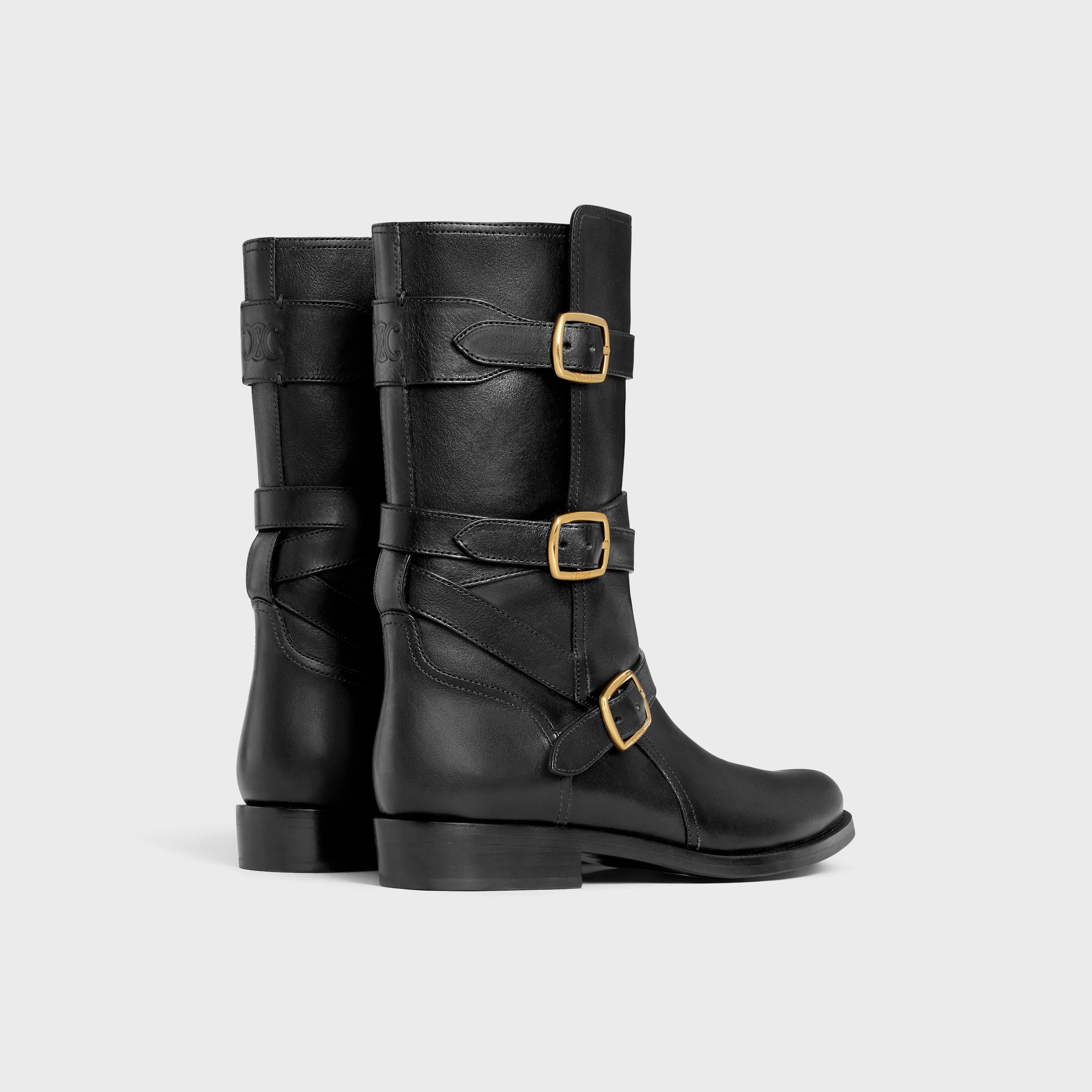 Celine CELINE LYRA TRIPLE BUCKLES BOOT in Calfskin Size US 12 / IT 42 - 3 Thumbnail