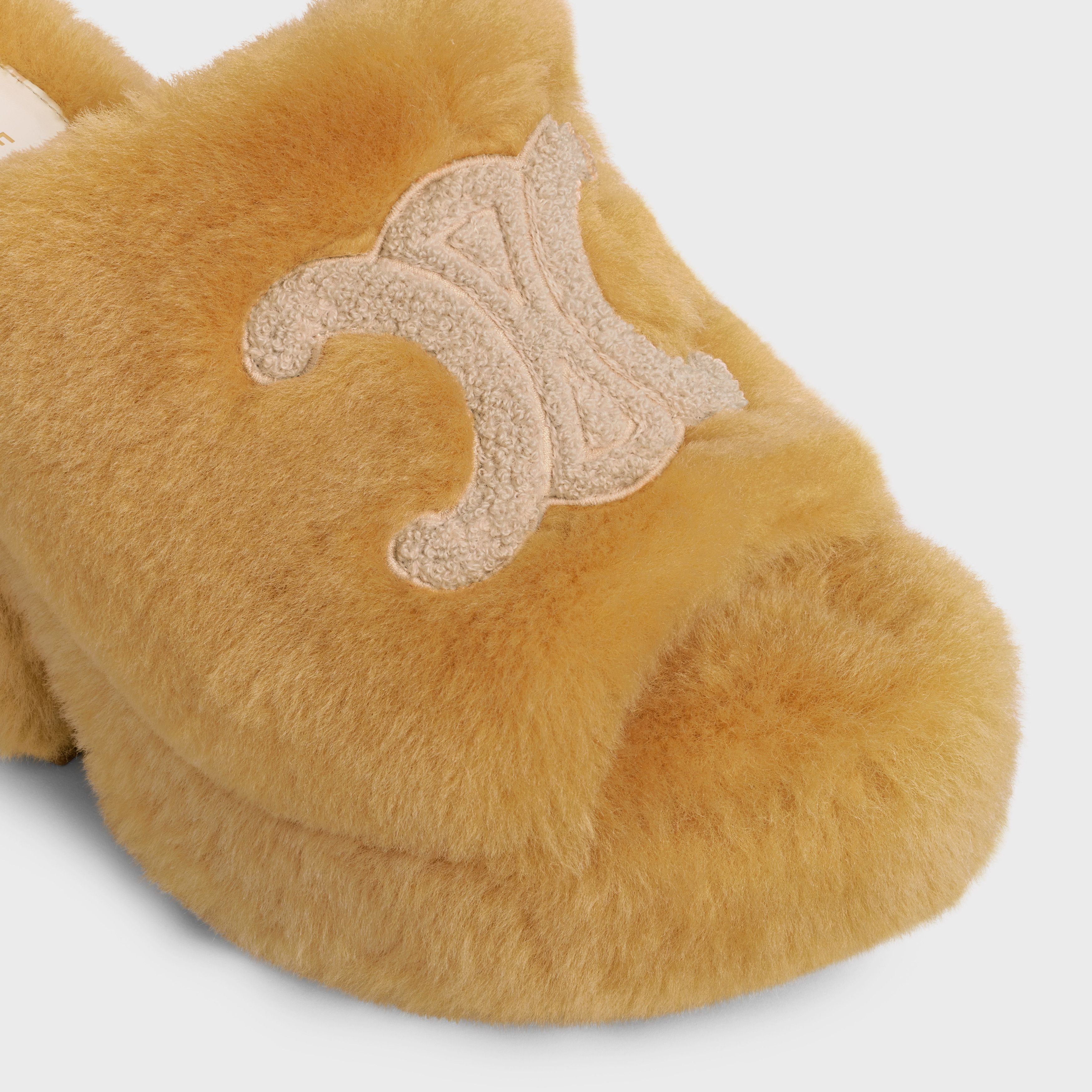 Celine CELINE ELENA MULE in SHEARLING Size US 5 / IT 35 - 4 Thumbnail