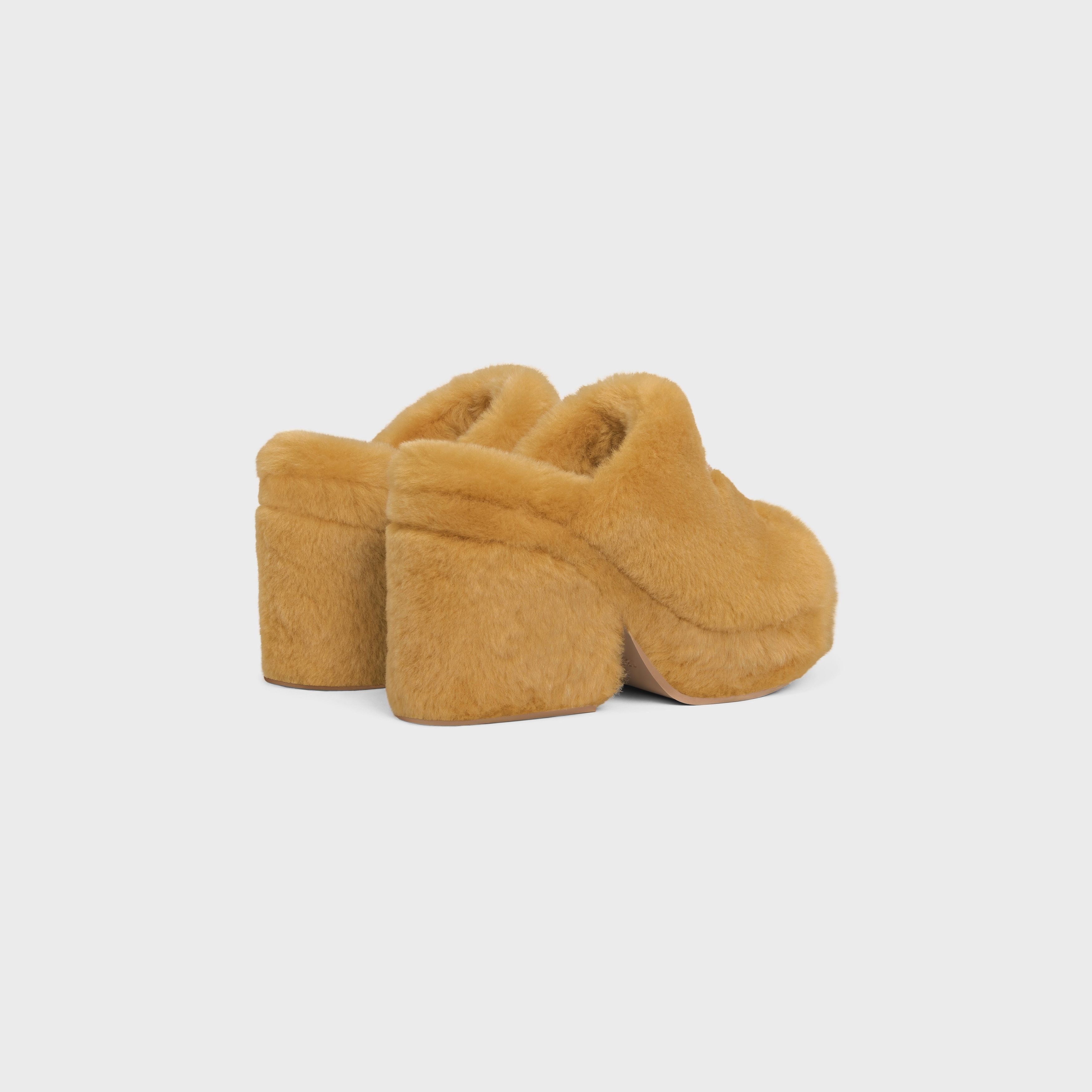 Celine CELINE ELENA MULE in SHEARLING Size US 7 / IT 37 - 3 Thumbnail