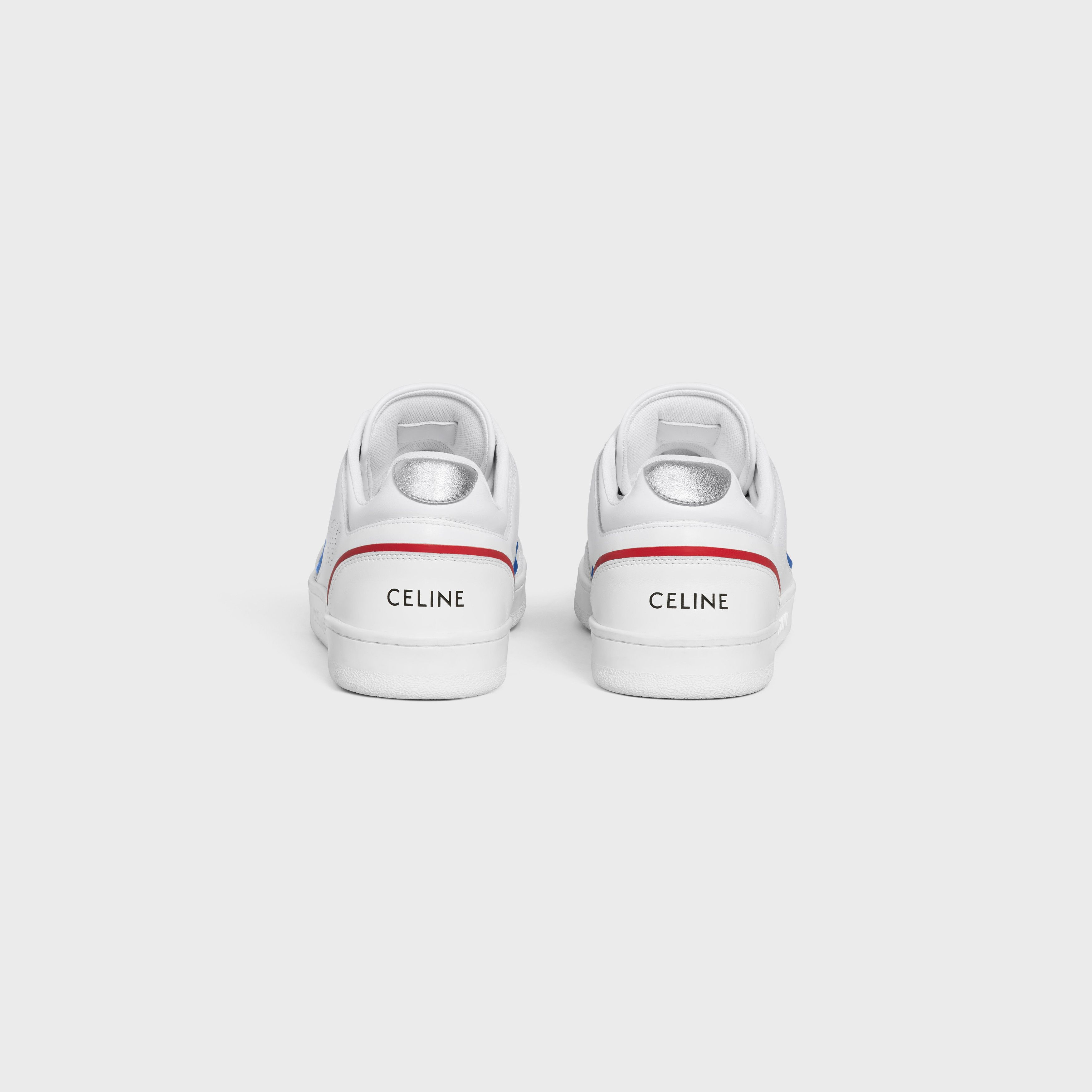 Celine CT-10 CELINE TRAINER LOW LACE-UP SNEAKER in CALFSKIN, LAMINATED CALFSKIN AND SUEDE CALFSKIN Size US 11 / IT 41 - 3 Thumbnail
