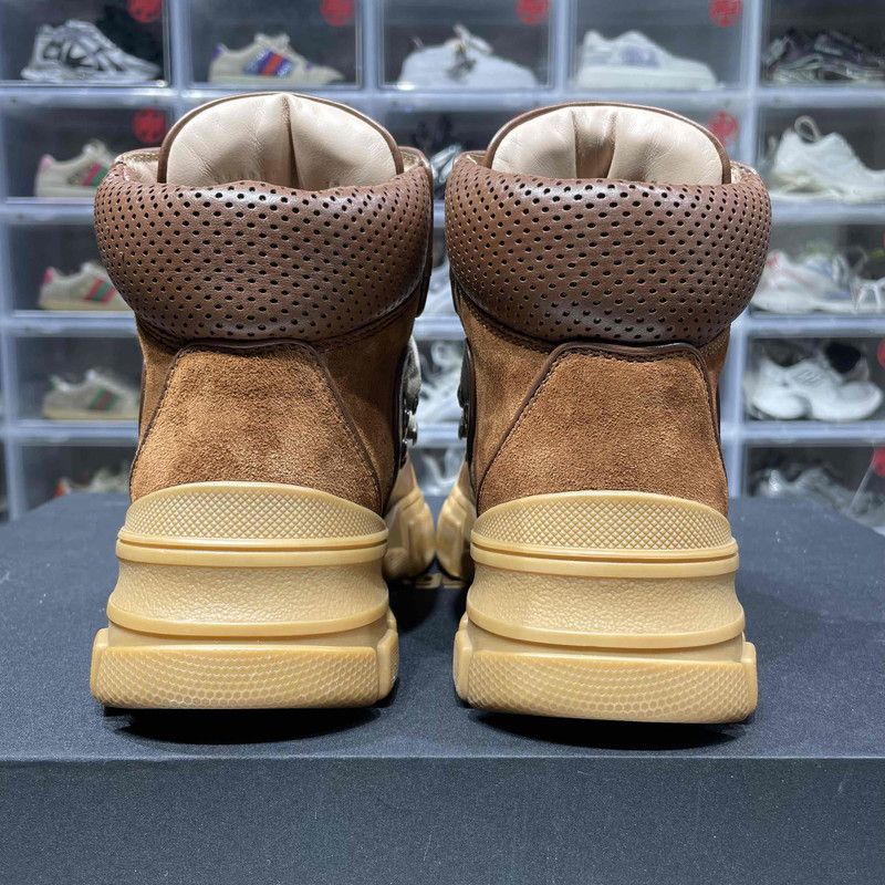 Gucci Gucci Wmns Flashtrek 'Brick Red Beige' Boots 0079 Size US 8 / IT 38 - 3 Thumbnail