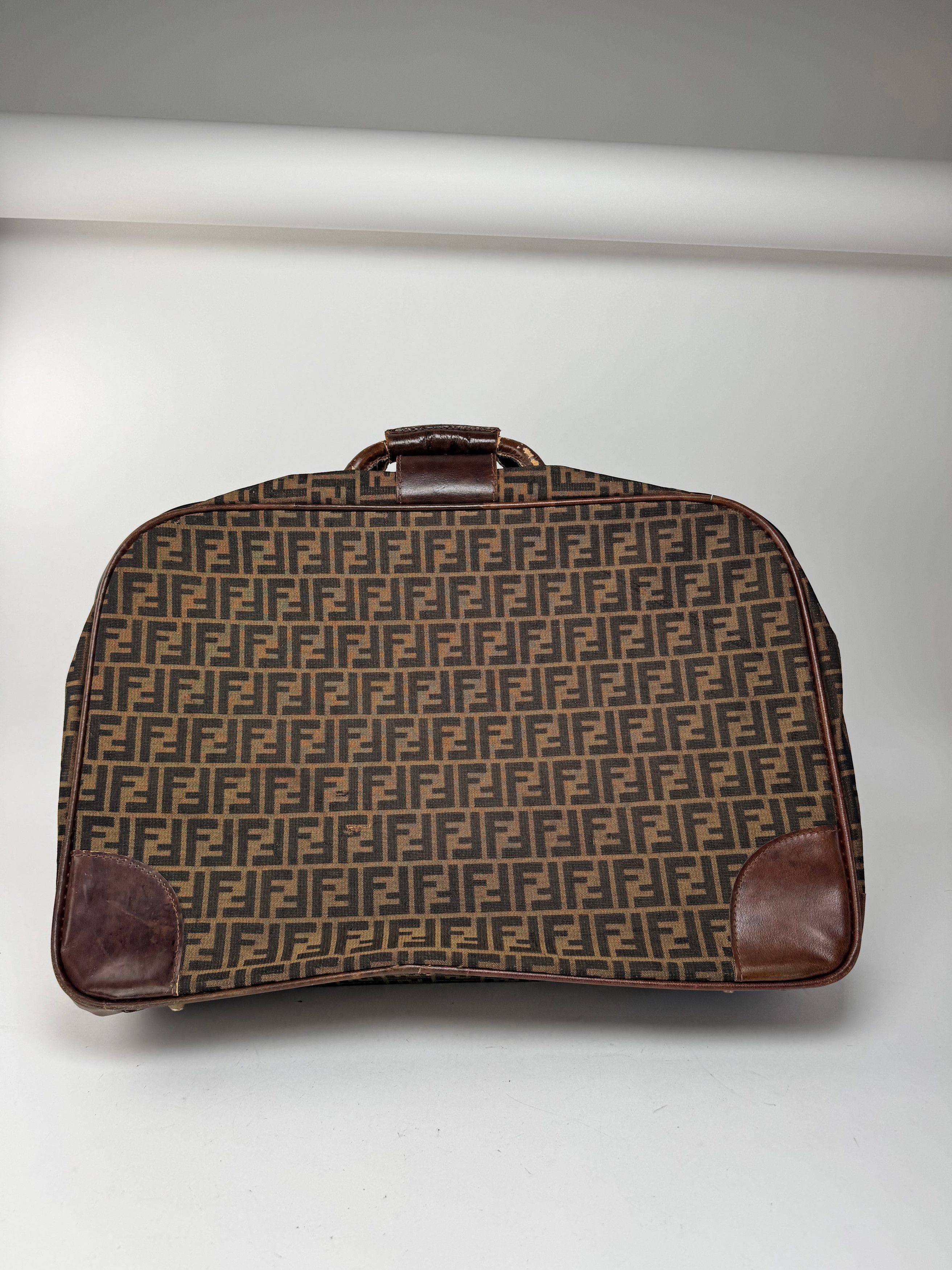 Fendi Vintage FF monogram Suitcase brown Size ONE SIZE - 14 Thumbnail