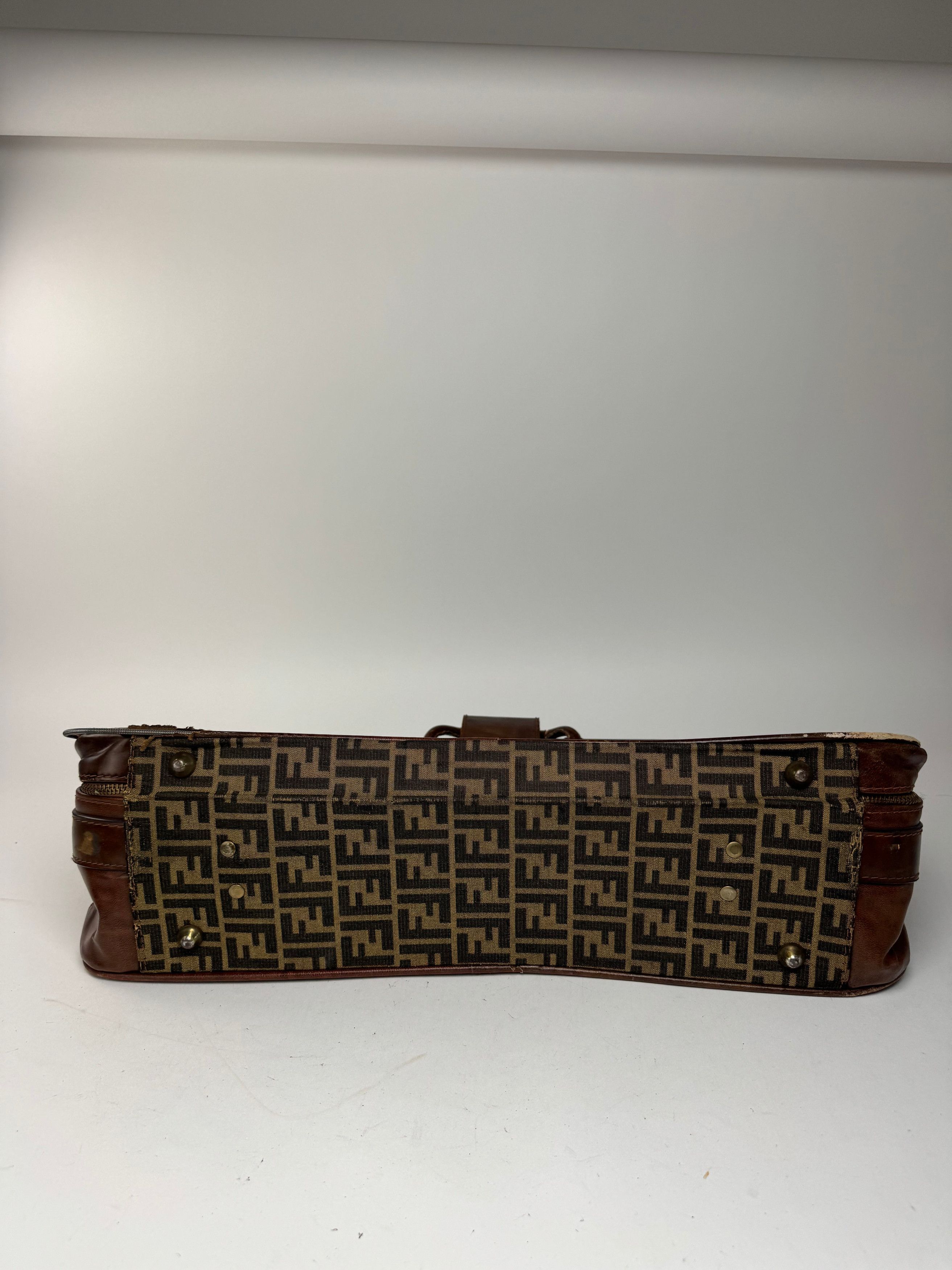 Fendi Vintage FF monogram Suitcase brown Size ONE SIZE - 8 Thumbnail