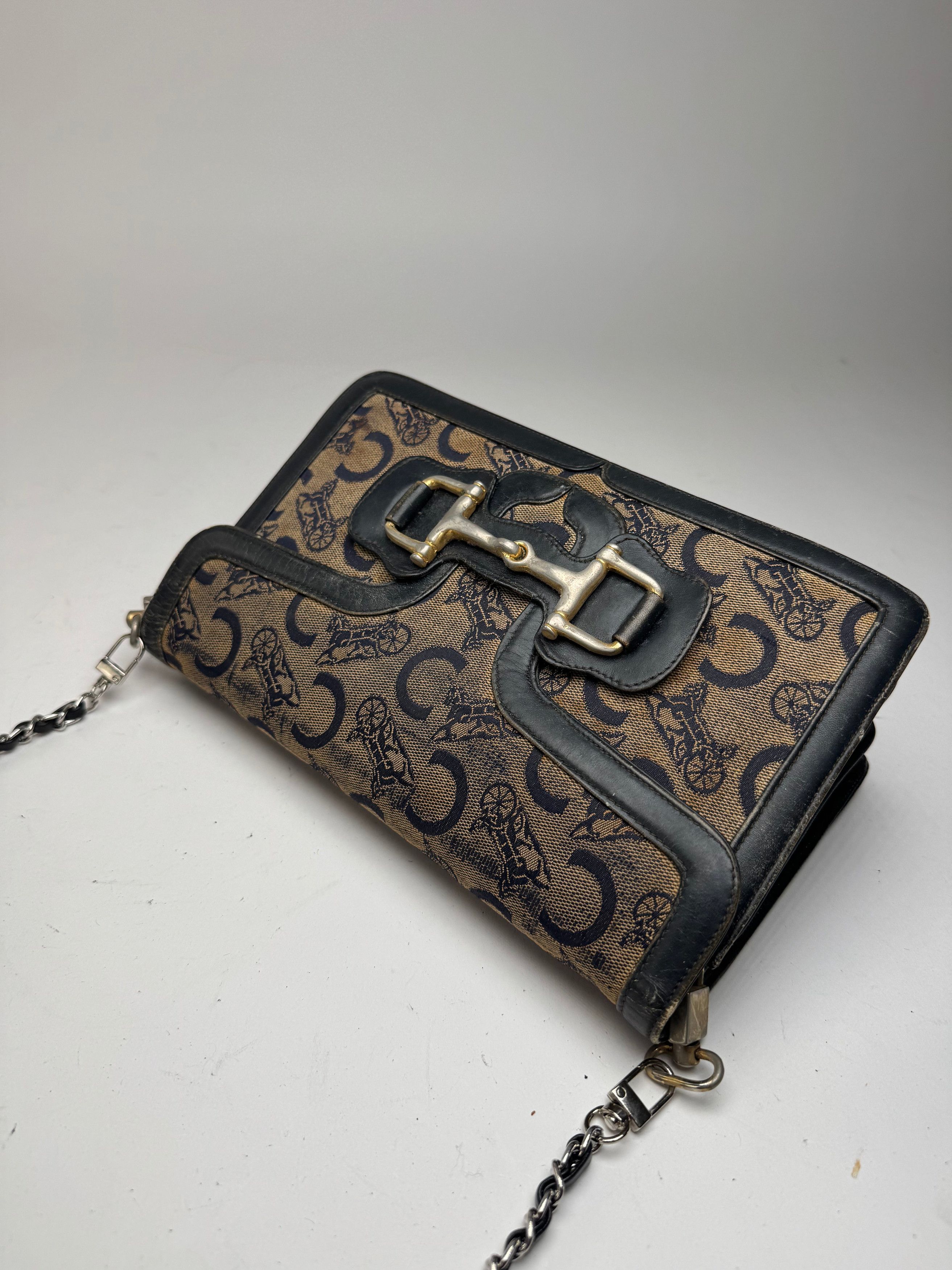 Celine Vintage Macadam Monogram Grecy Bag Size ONE SIZE - 9 Thumbnail