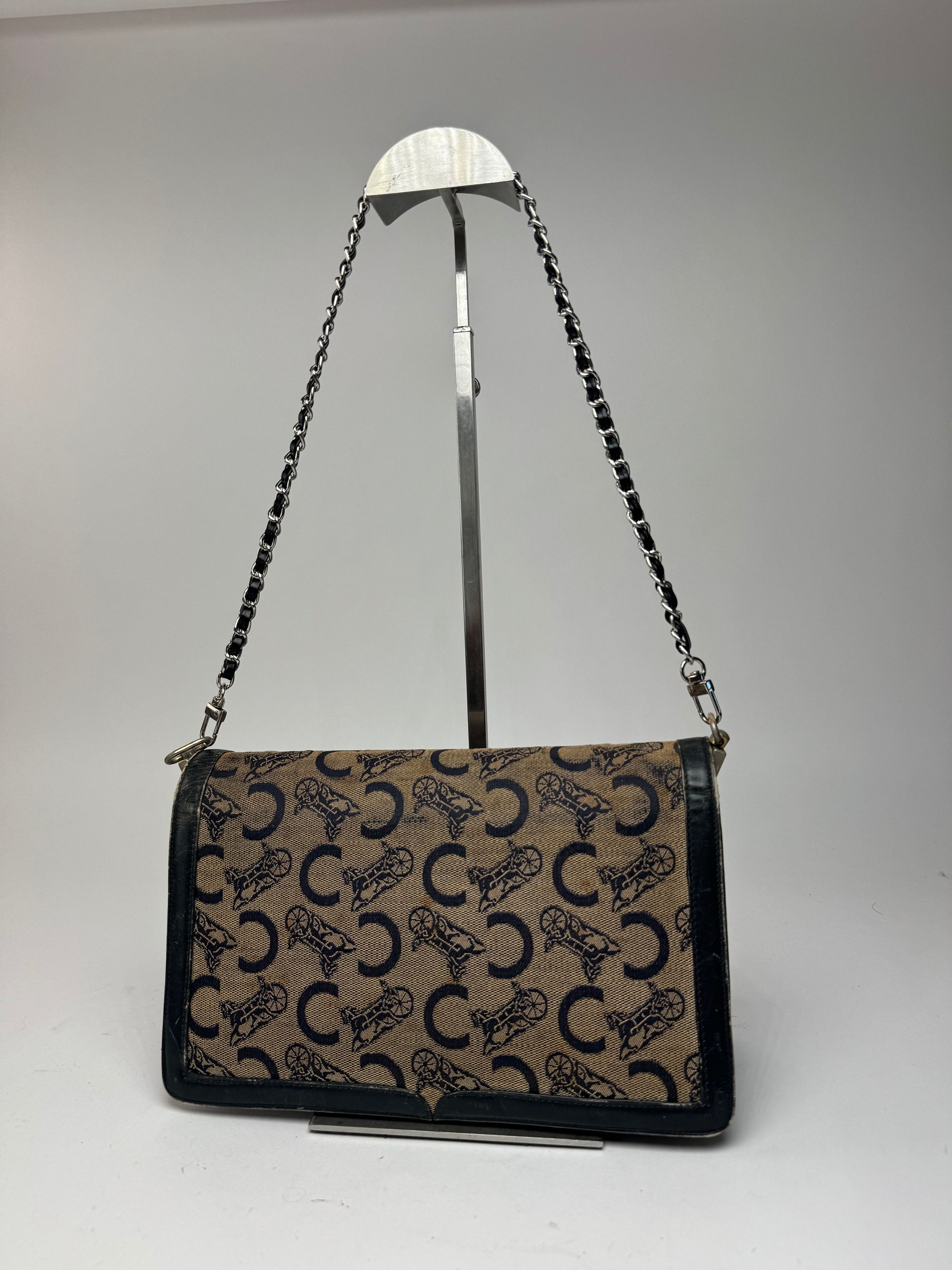Celine Vintage Macadam Monogram Grecy Bag Size ONE SIZE - 2 Thumbnail
