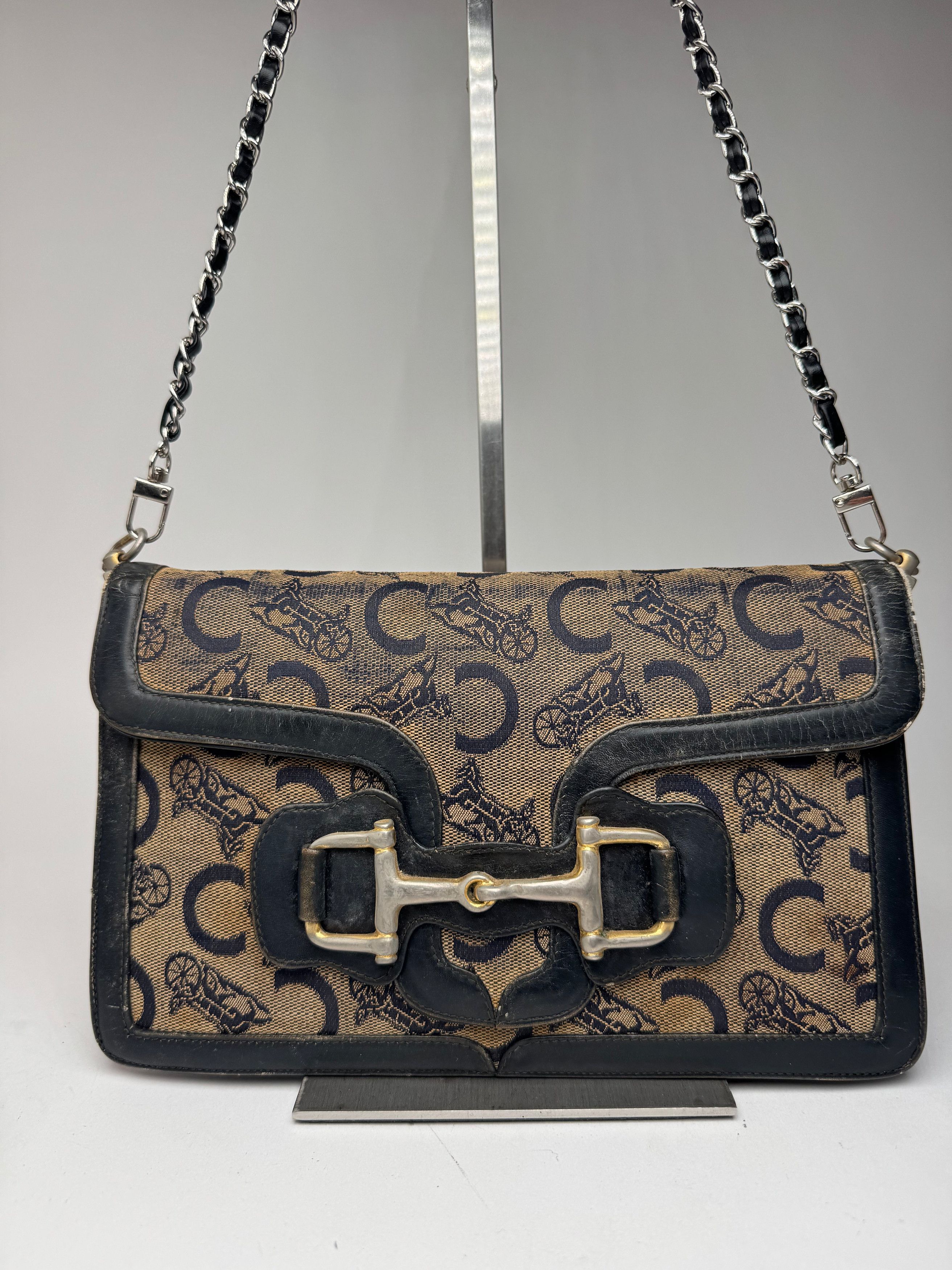 Celine Vintage Macadam Monogram Grecy Bag Size ONE SIZE - 11 Thumbnail