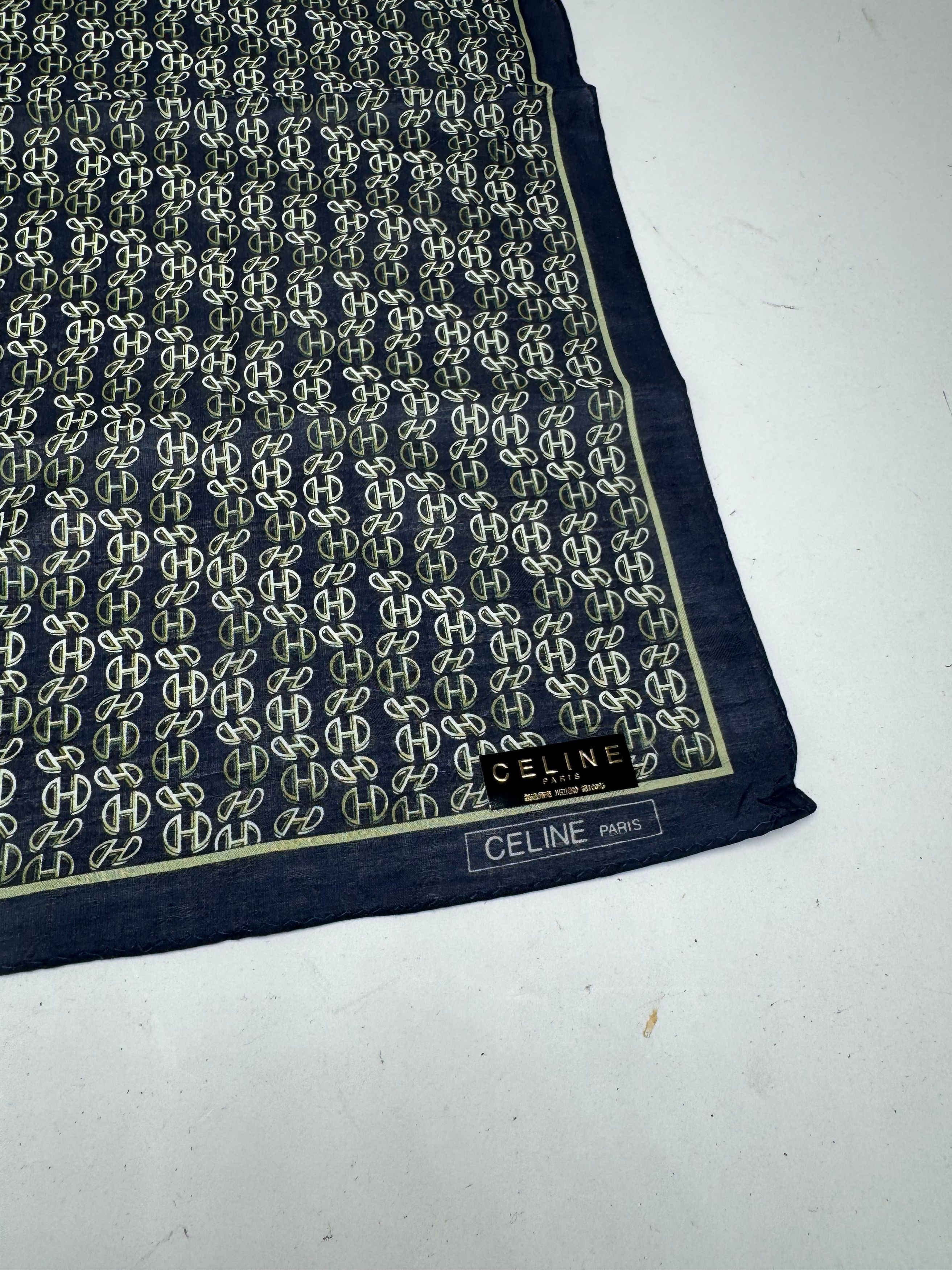Celine Vintage Paris Chain monogram scarf Size ONE SIZE - 3 Thumbnail