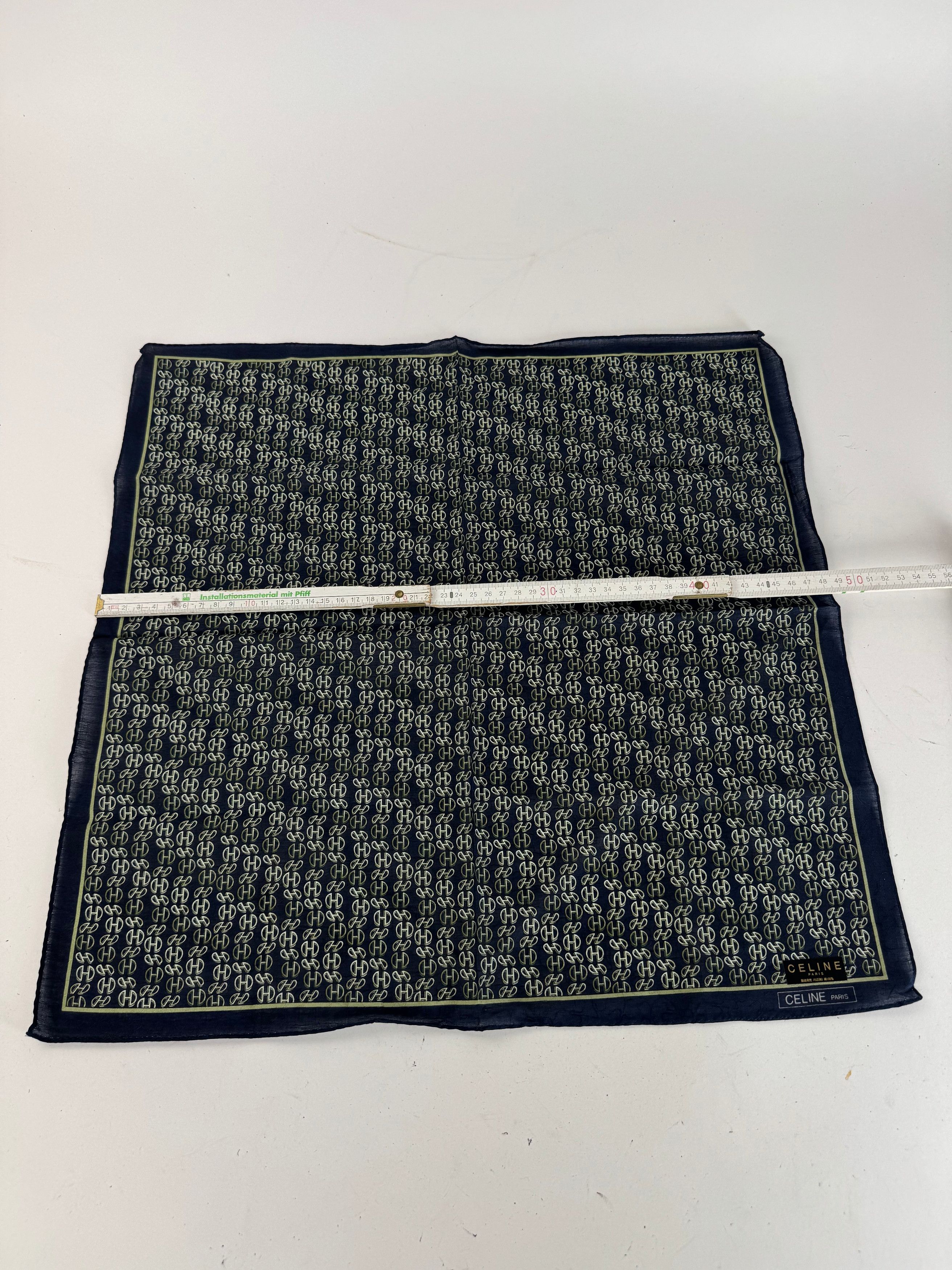 Celine Vintage Paris Chain monogram scarf Size ONE SIZE - 8 Thumbnail