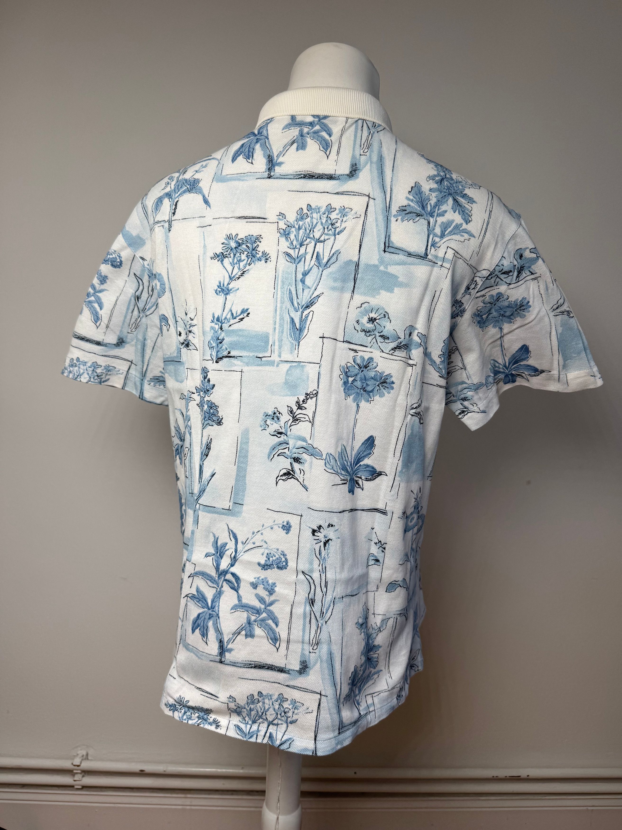 Dior Vintage Blue White Polo Shirt M Size M / US 6-8 / IT 42-44 - 15 Thumbnail
