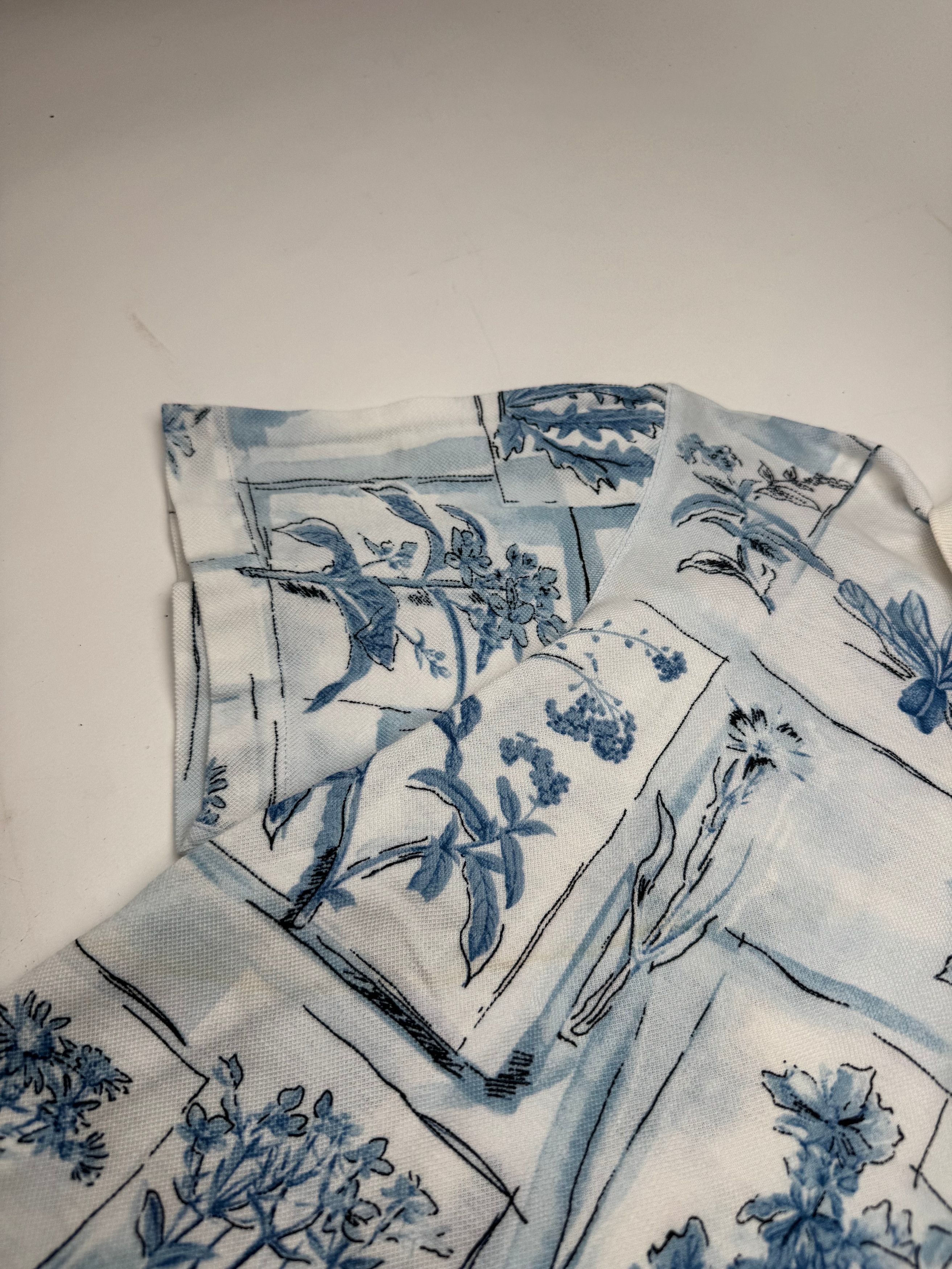 Dior Vintage Blue White Polo Shirt M Size M / US 6-8 / IT 42-44 - 6 Thumbnail