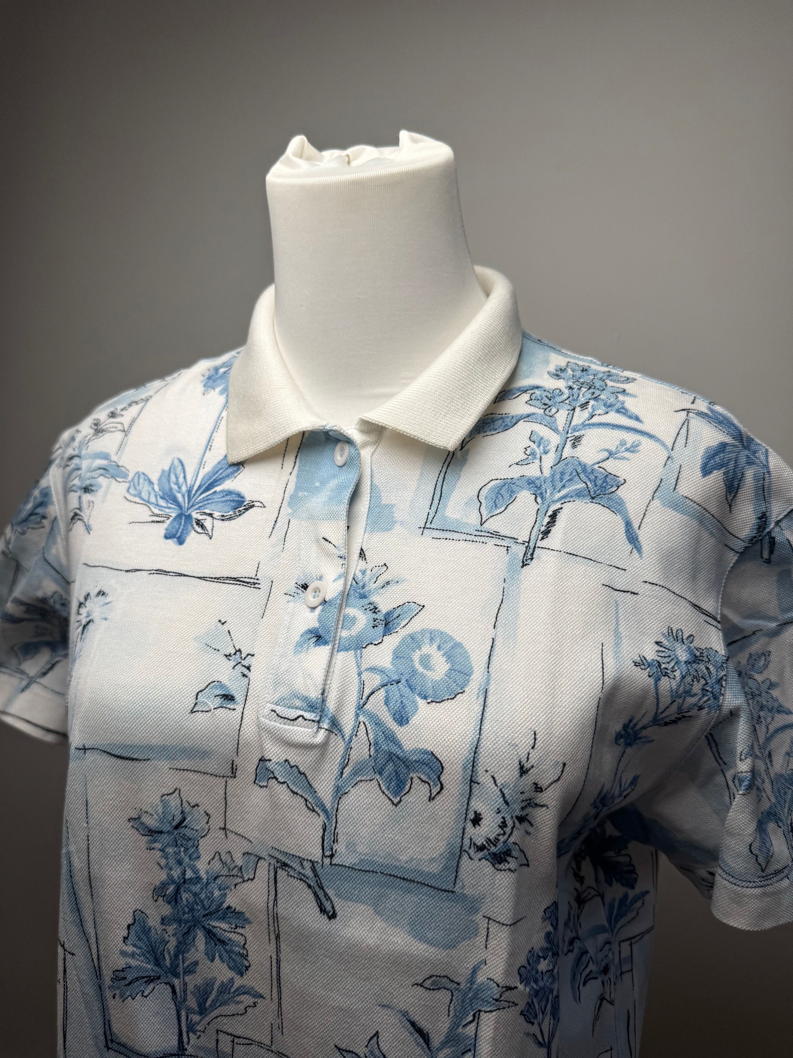 Dior Vintage Blue White Polo Shirt M Size M / US 6-8 / IT 42-44 - 14 Thumbnail