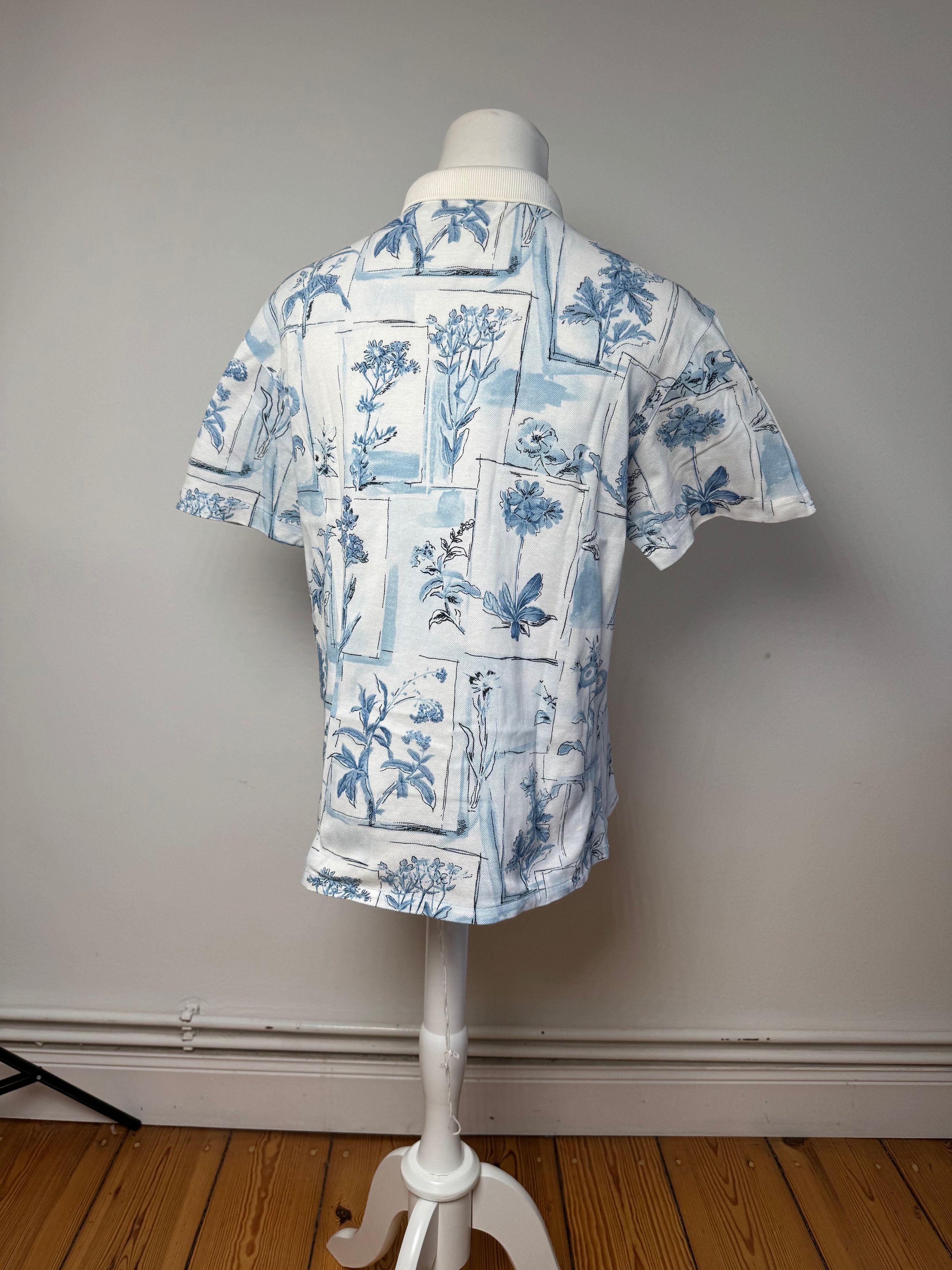 Dior Vintage Blue White Polo Shirt M Size M / US 6-8 / IT 42-44 - 3 Thumbnail