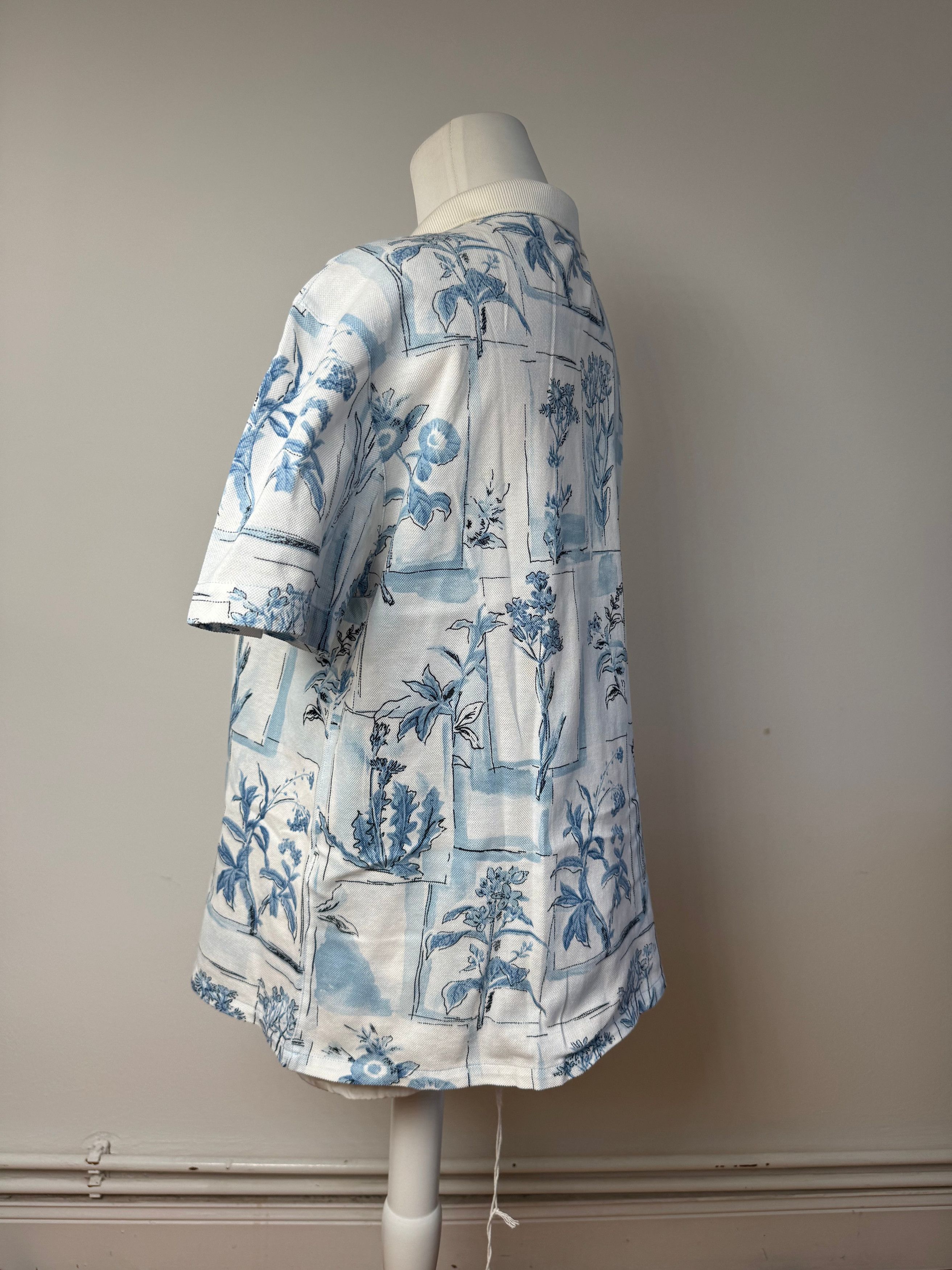 Dior Vintage Blue White Polo Shirt M Size M / US 6-8 / IT 42-44 - 2 Thumbnail