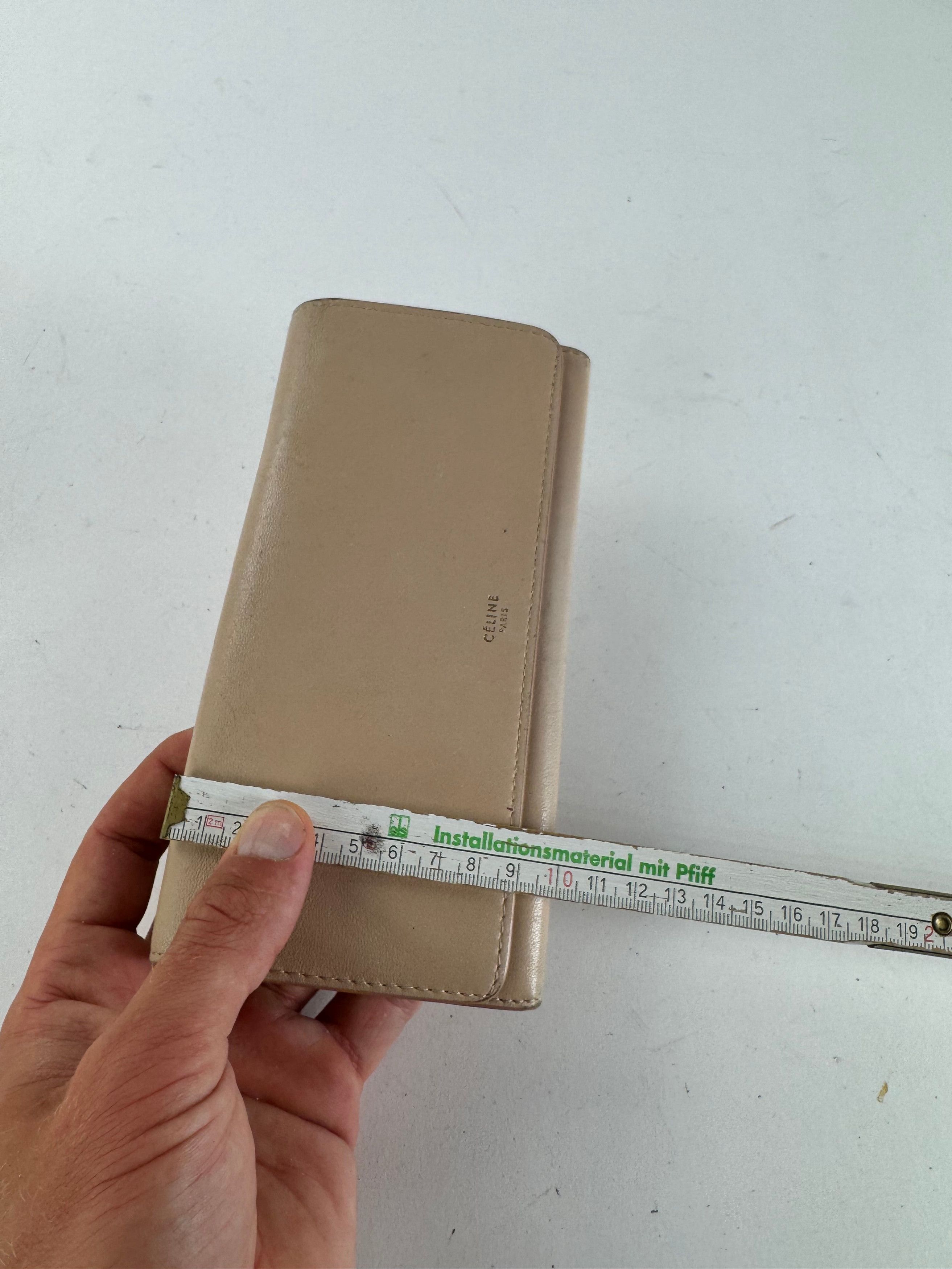 Celine Vintage Paris Leather wallet beige Size ONE SIZE - 10 Thumbnail