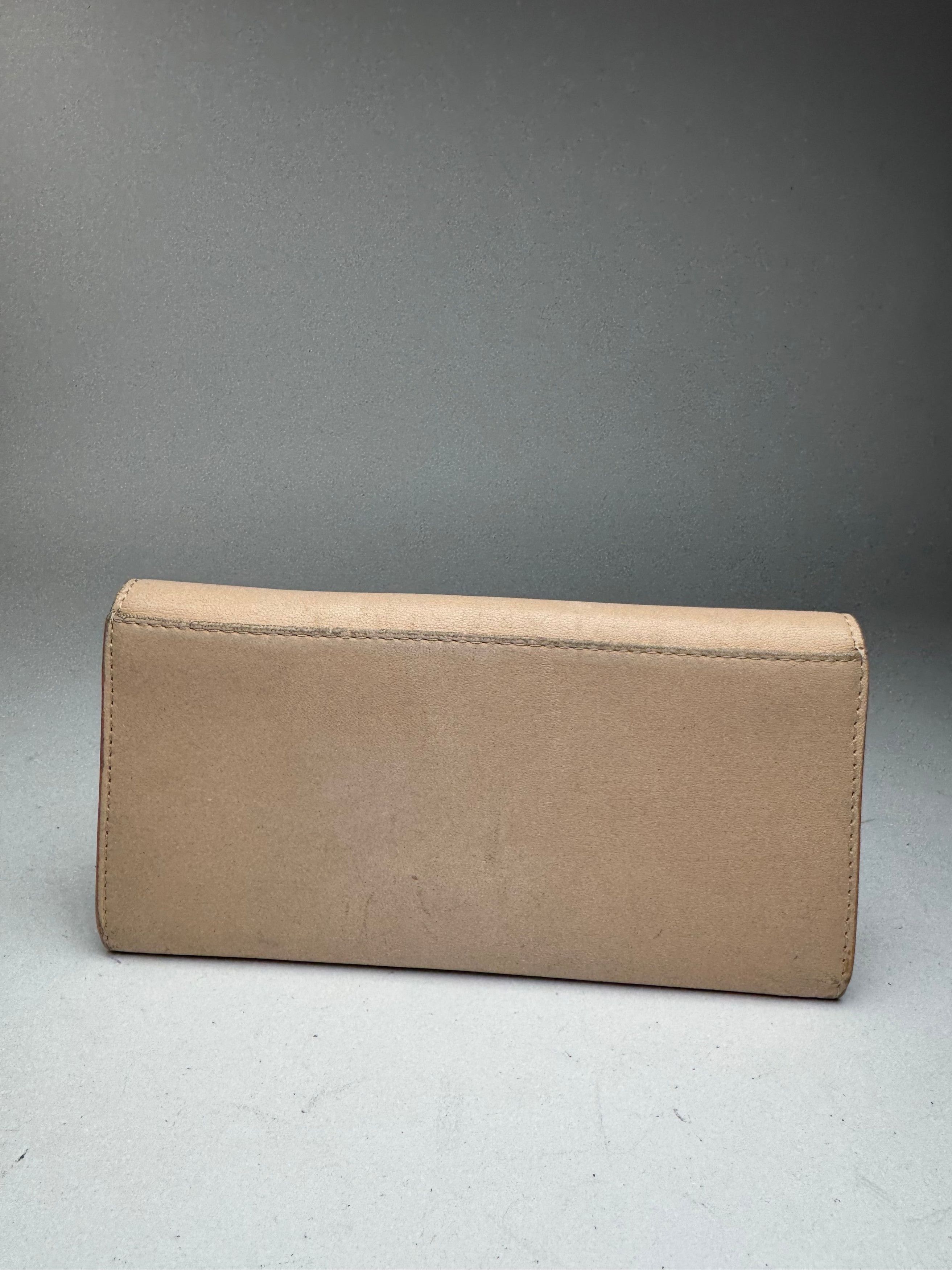 Celine Vintage Paris Leather wallet beige Size ONE SIZE - 12 Thumbnail