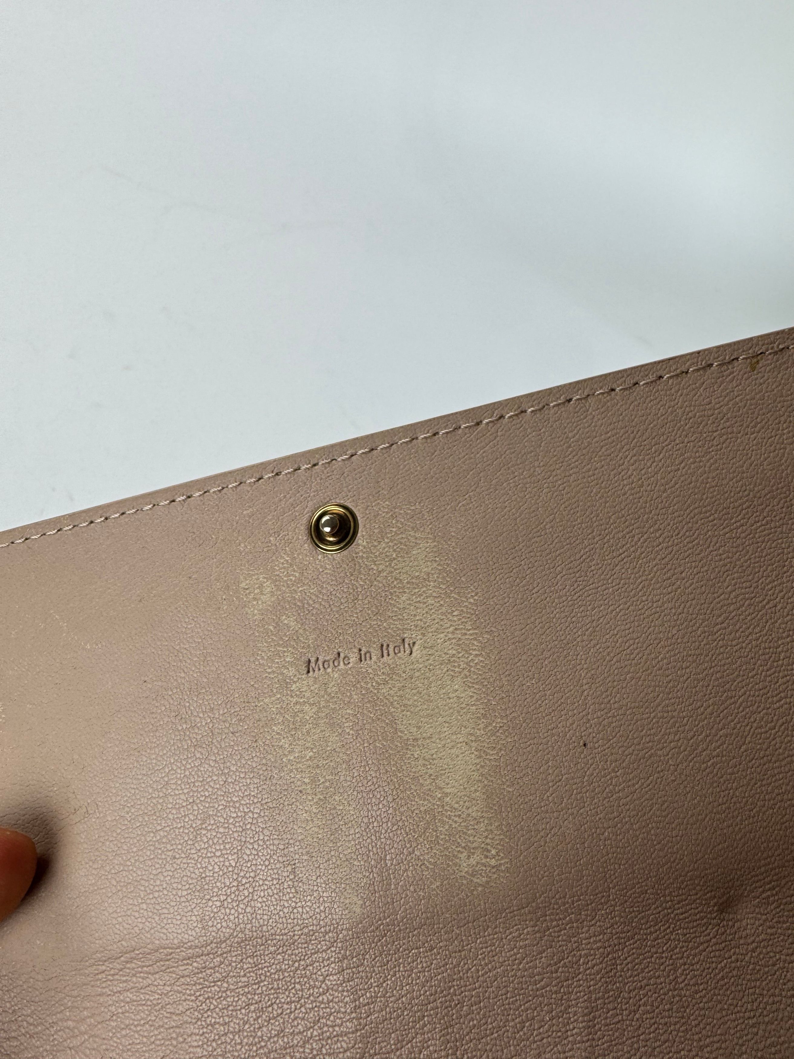 Celine Vintage Paris Leather wallet beige Size ONE SIZE - 5 Thumbnail