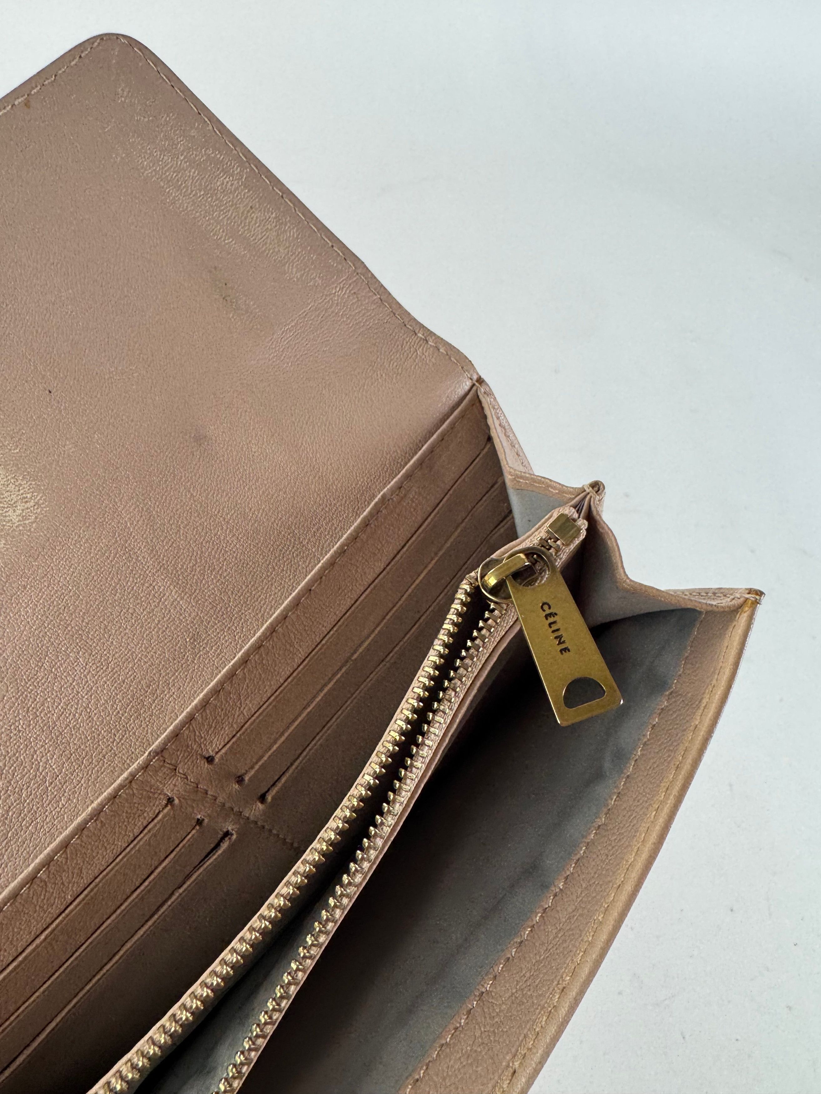 Celine Vintage Paris Leather wallet beige Size ONE SIZE - 8 Thumbnail
