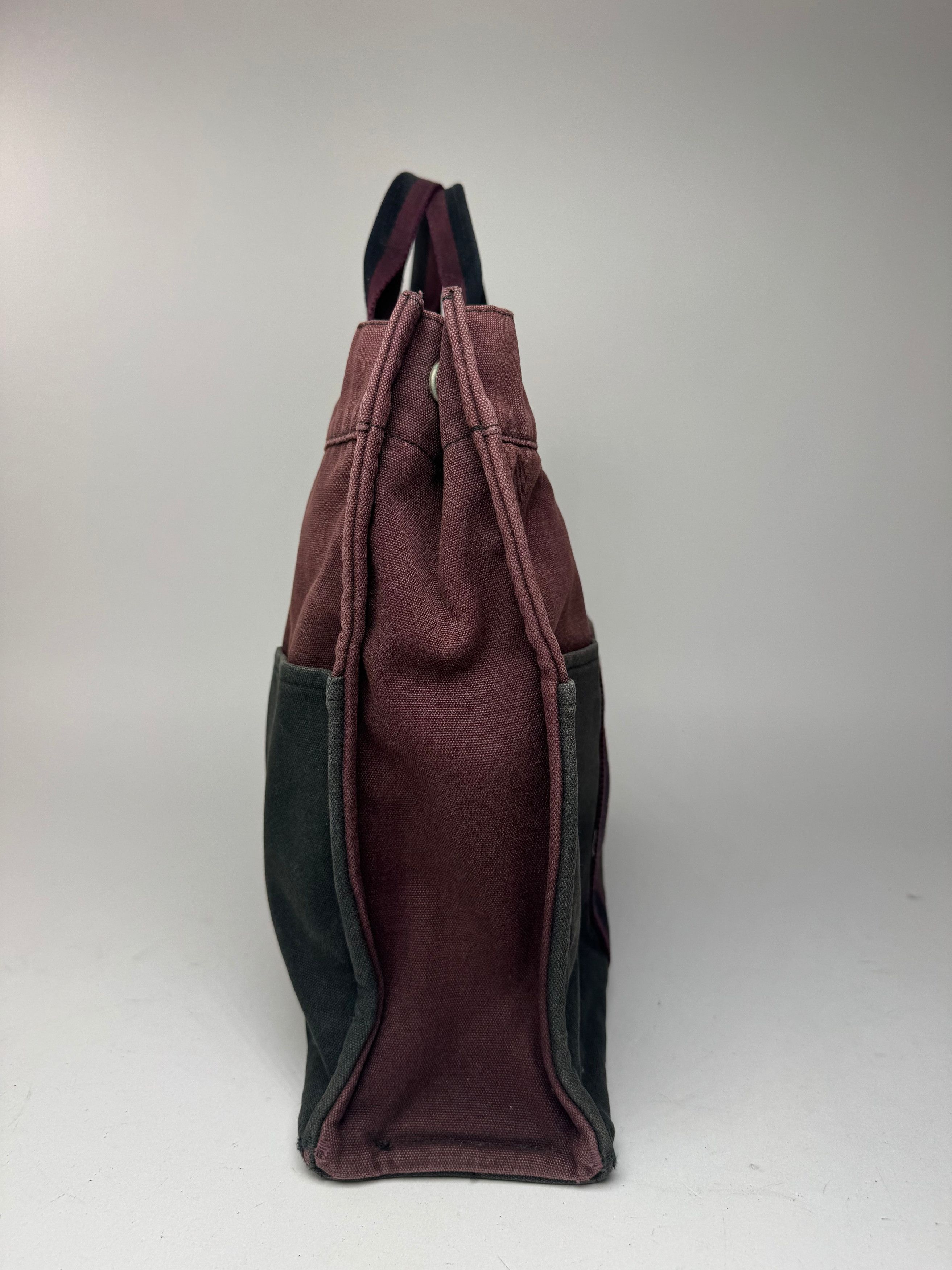 Other Vintage Hermes Cotton Tote purple black Size ONE SIZE - 9 Thumbnail