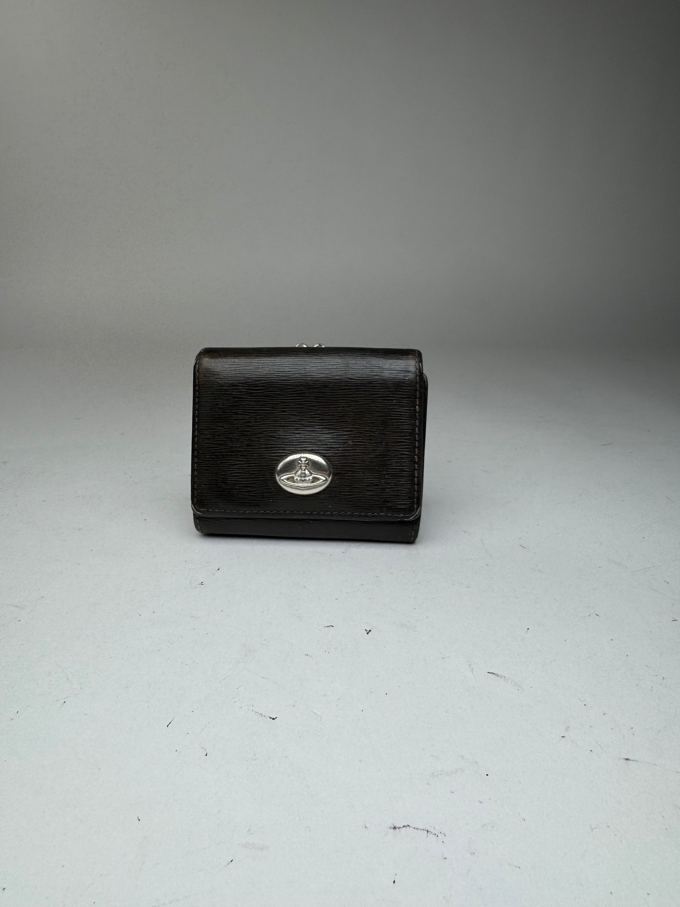 Vivienne Westwood Vintage Leather wallet black Size ONE SIZE - 12 Thumbnail