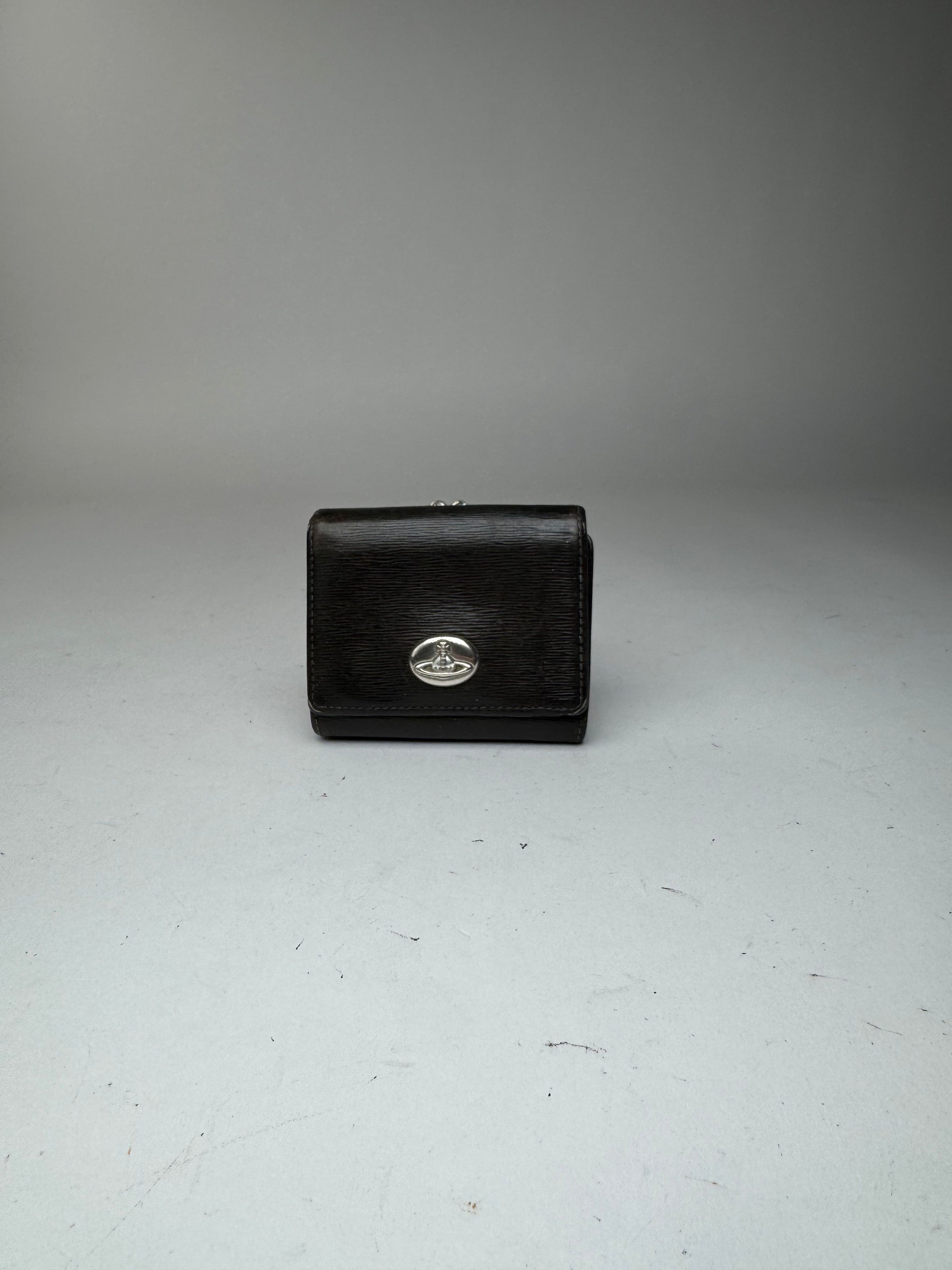 Vivienne Westwood Vintage Leather wallet black Size ONE SIZE - 8 Thumbnail