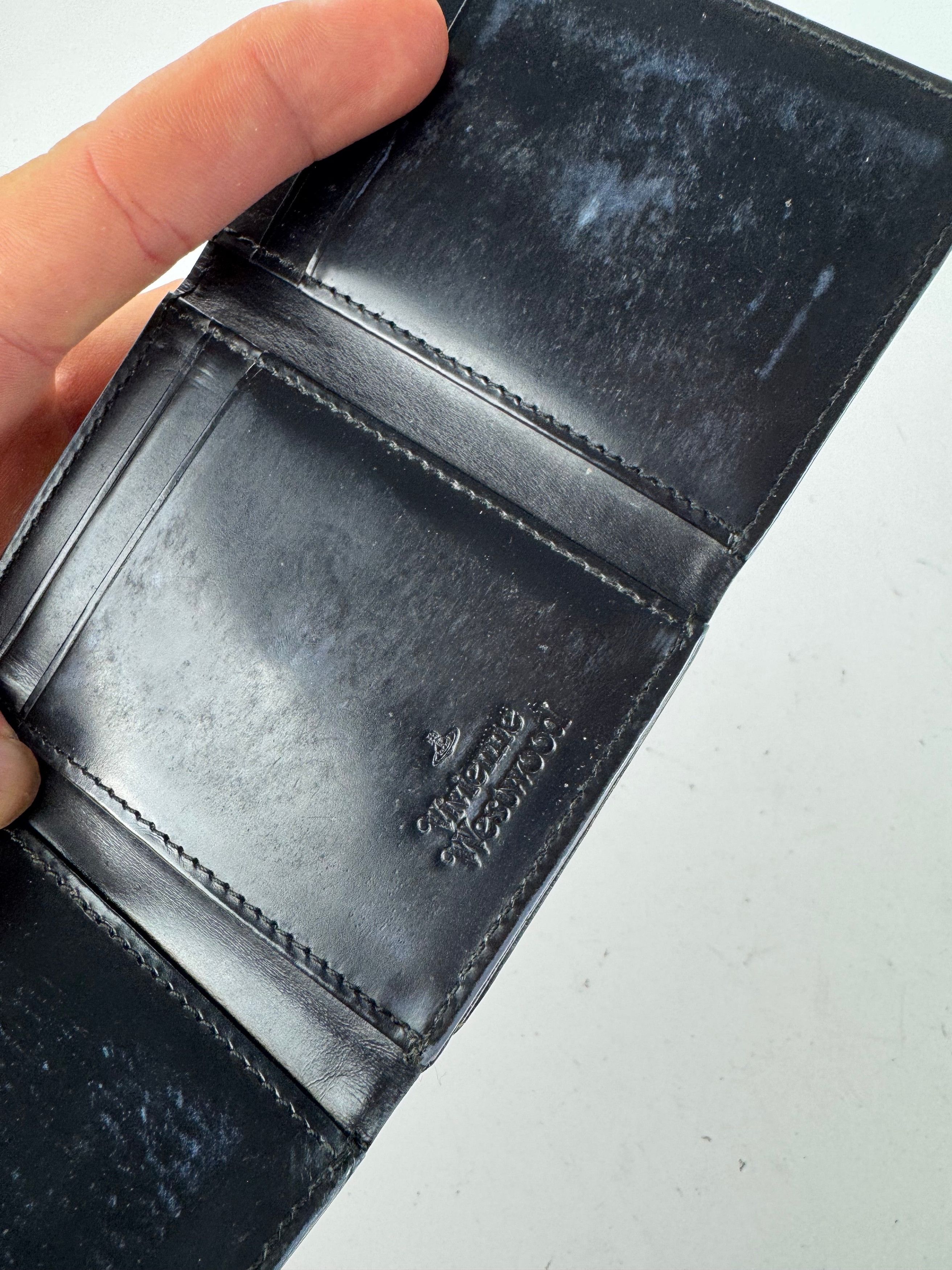 Vivienne Westwood Vintage Leather wallet black Size ONE SIZE - 5 Thumbnail