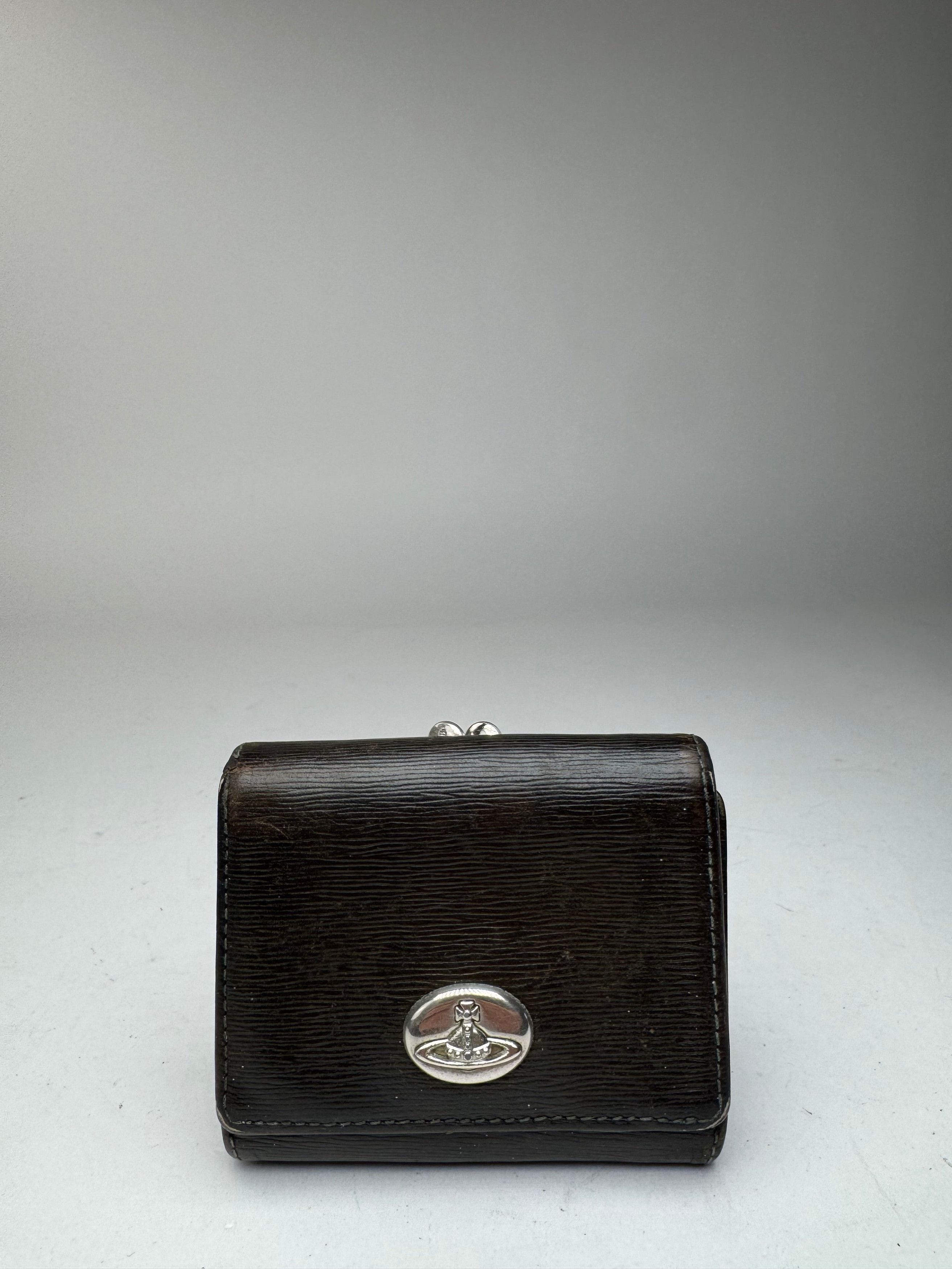 Vivienne Westwood Vintage Leather wallet black Size ONE SIZE - 6 Thumbnail