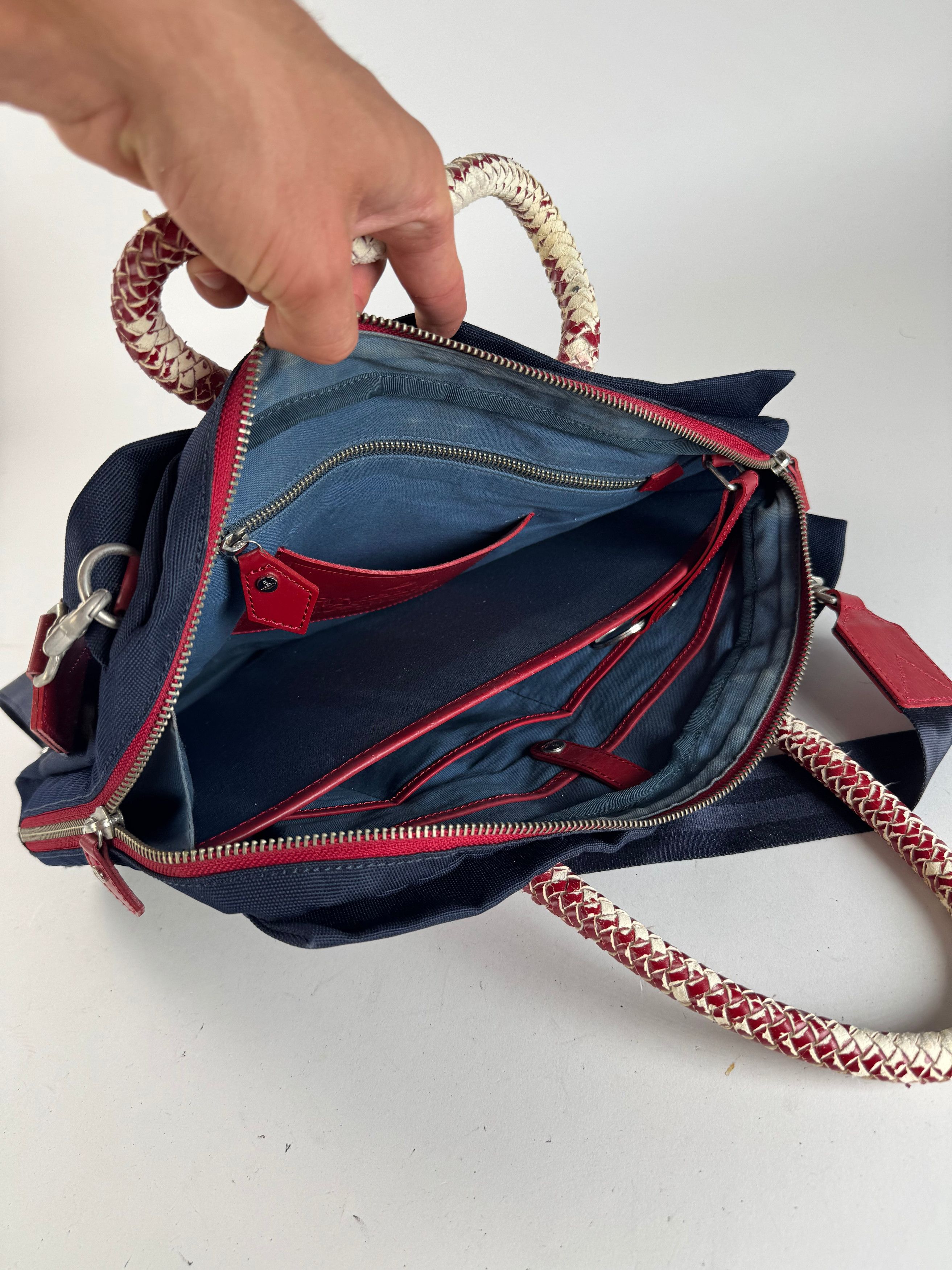 Vivienne Westwood Vintage 2Way Bag navy red Size ONE SIZE - 3 Thumbnail