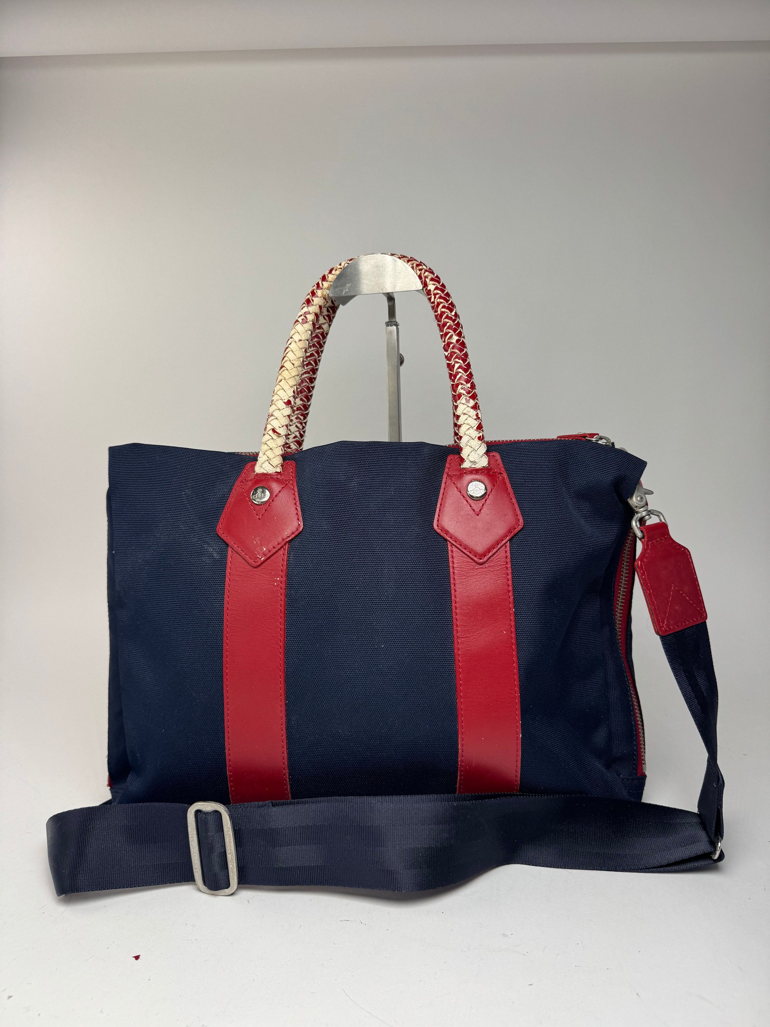 Vivienne Westwood Vintage 2Way Bag navy red Size ONE SIZE - 2 Thumbnail