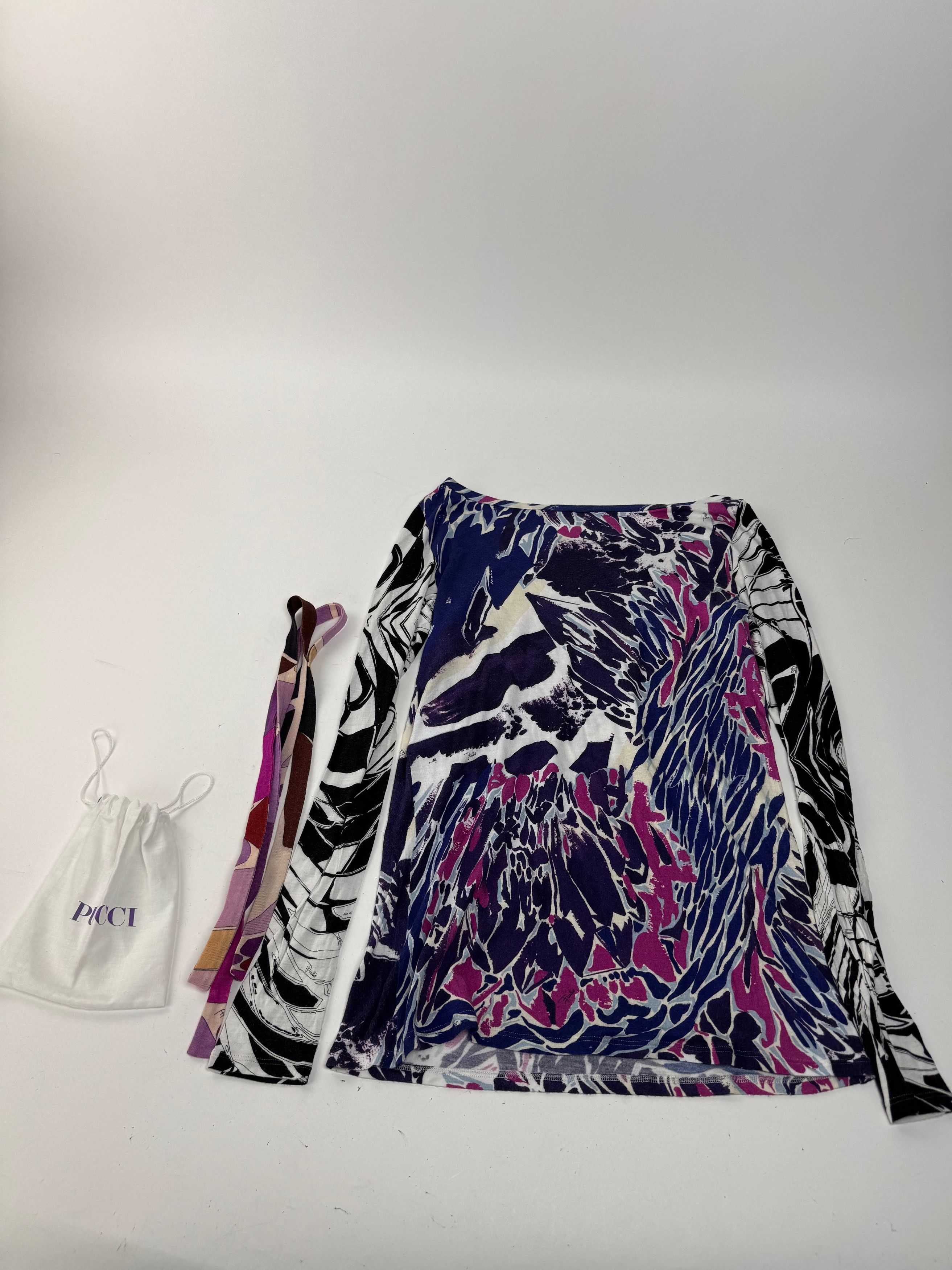 Emilio Pucci Vintage Silk Dress 34XS Size XS / US 0-2 / IT 36-38 - 12 Thumbnail