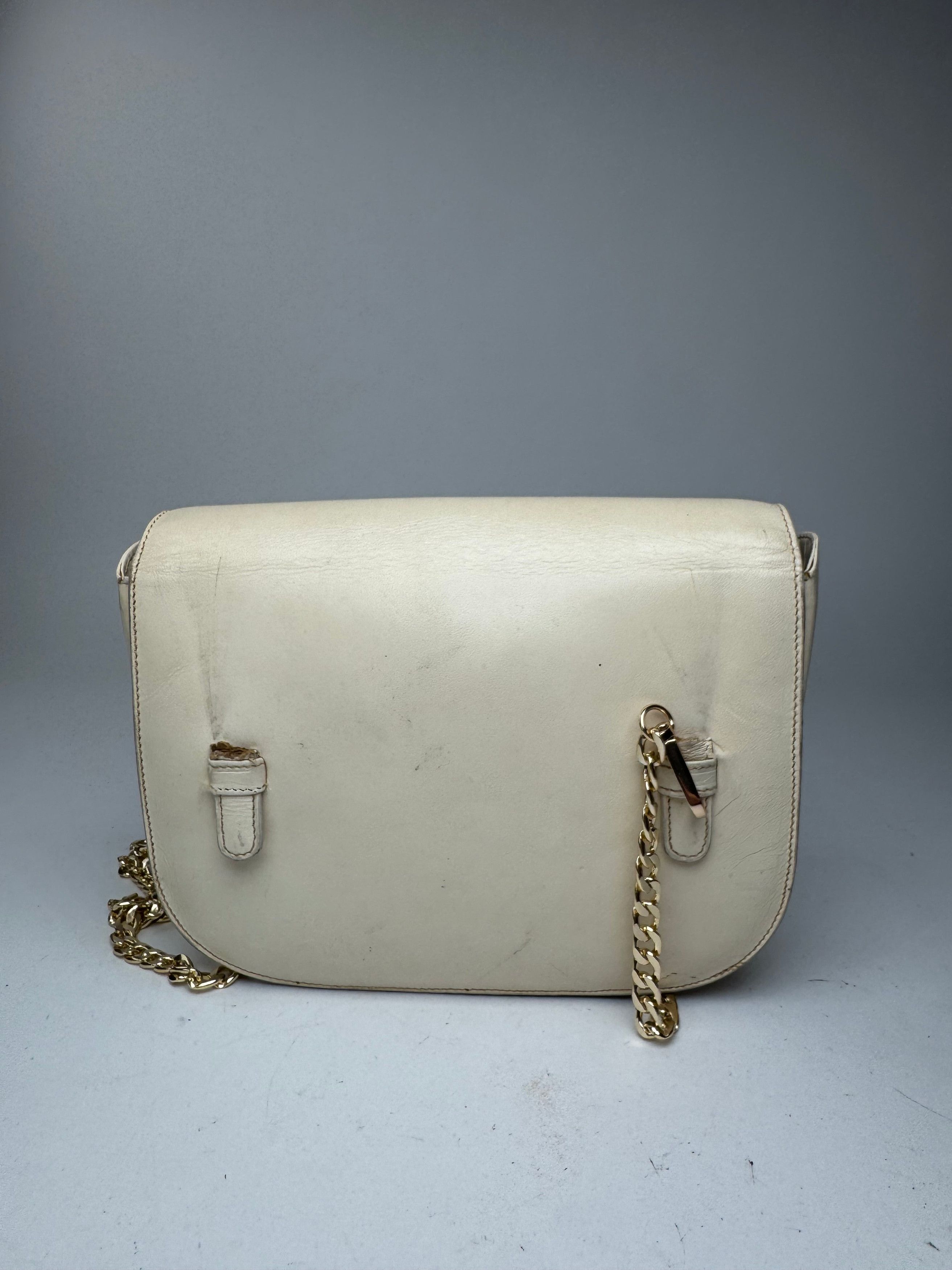 Celine Vintage Paris Leather bag beige Size ONE SIZE - 2 Thumbnail