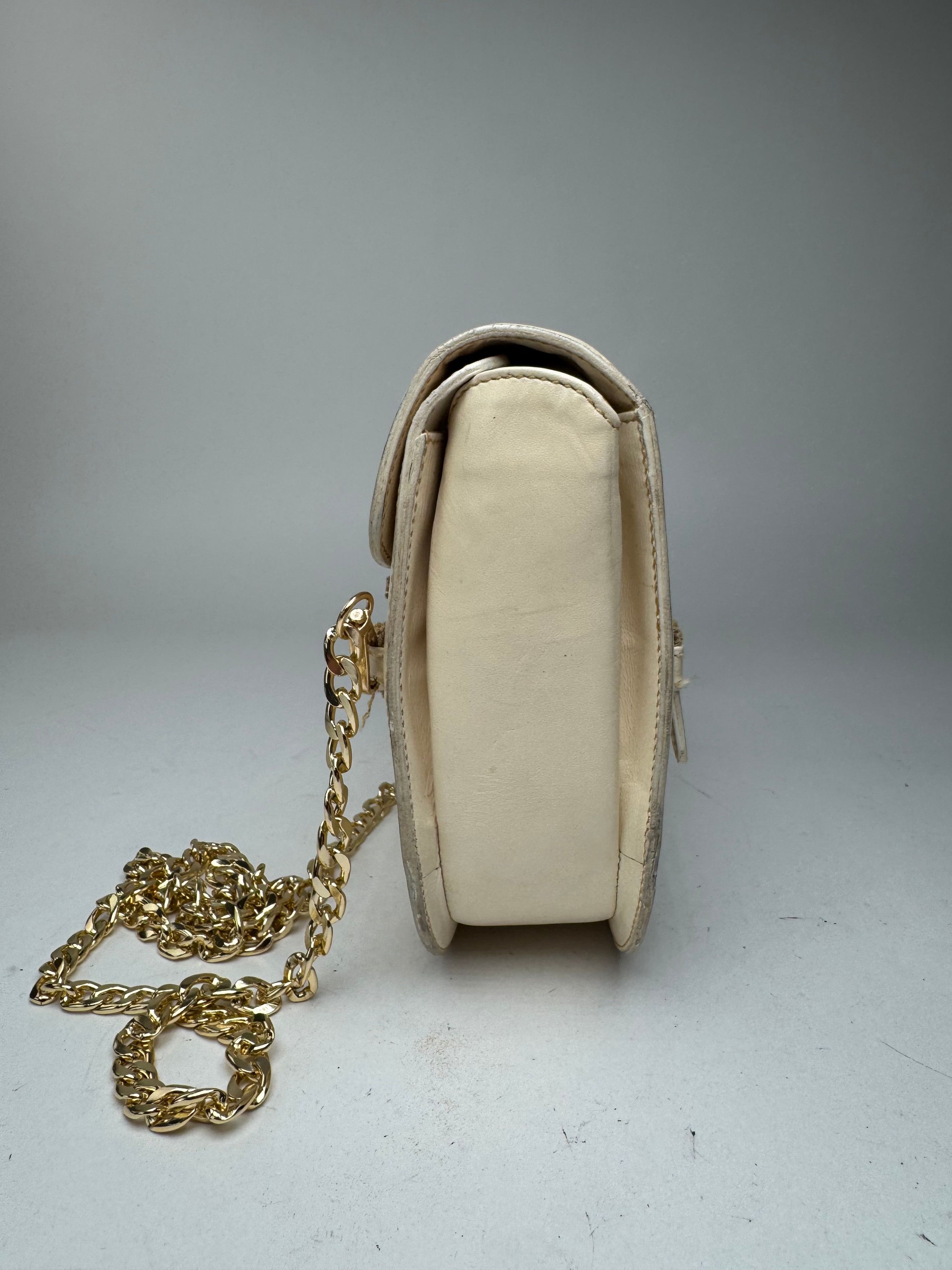 Celine Vintage Paris Leather bag beige Size ONE SIZE - 6 Thumbnail