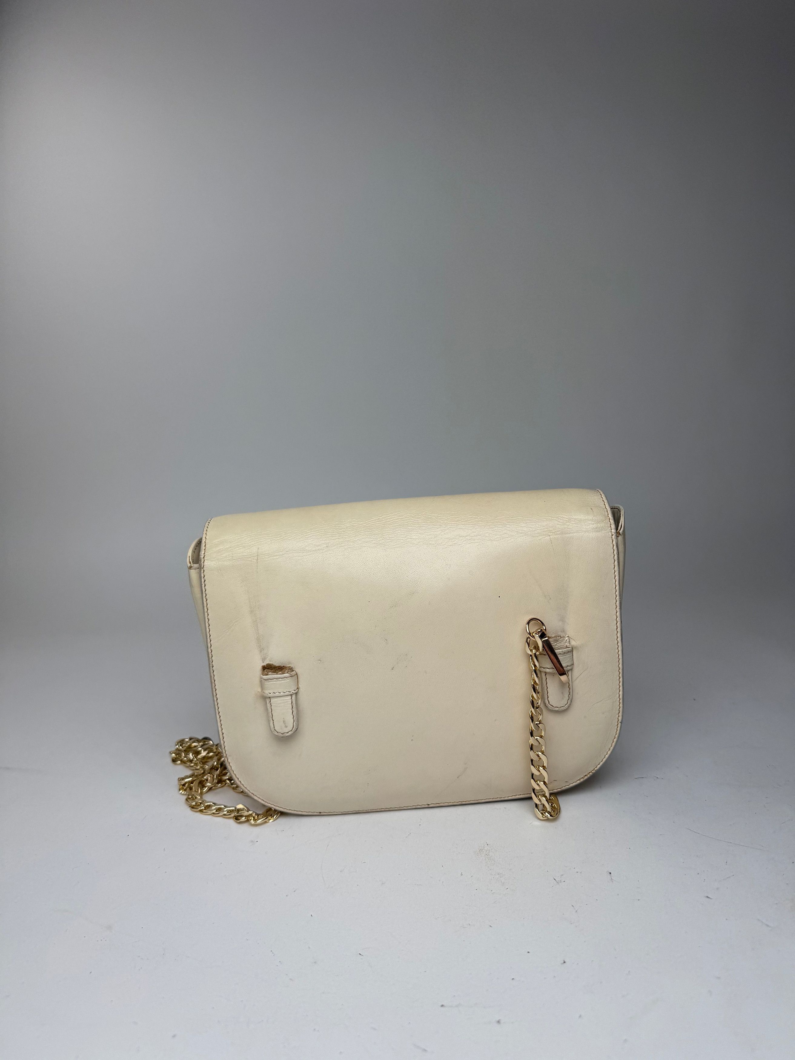 Celine Vintage Paris Leather bag beige Size ONE SIZE - 8 Thumbnail