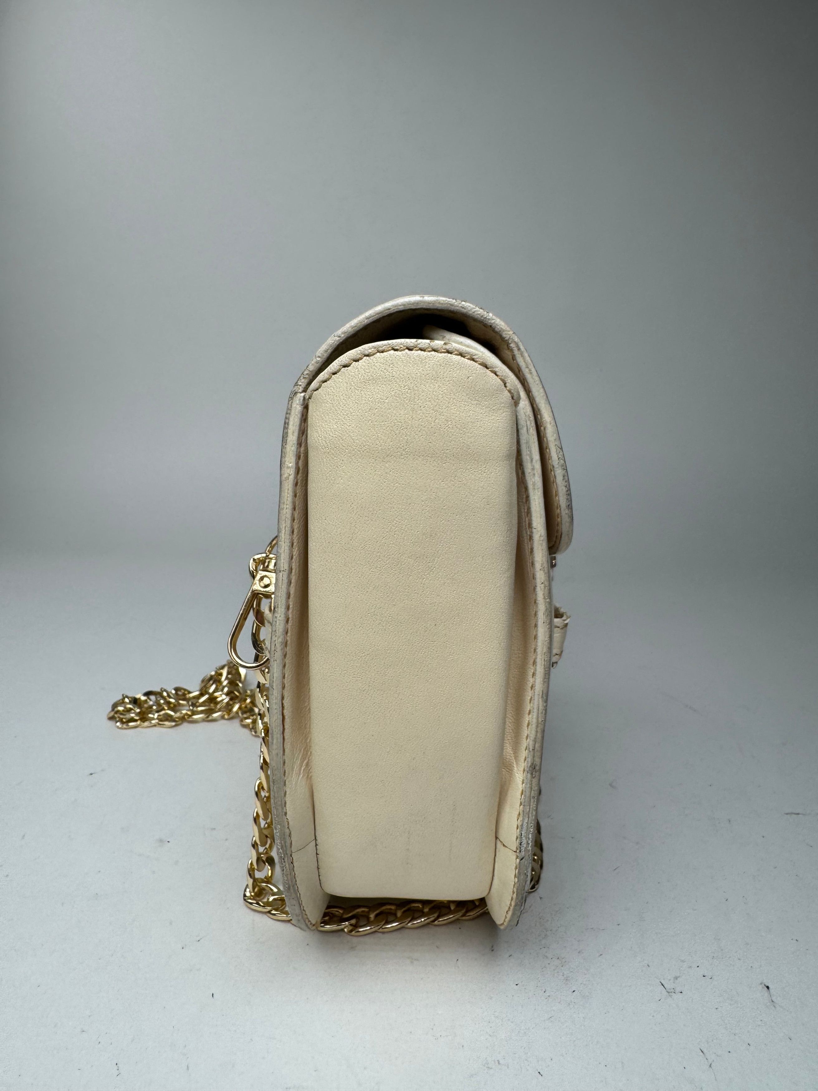 Celine Vintage Paris Leather bag beige Size ONE SIZE - 9 Thumbnail