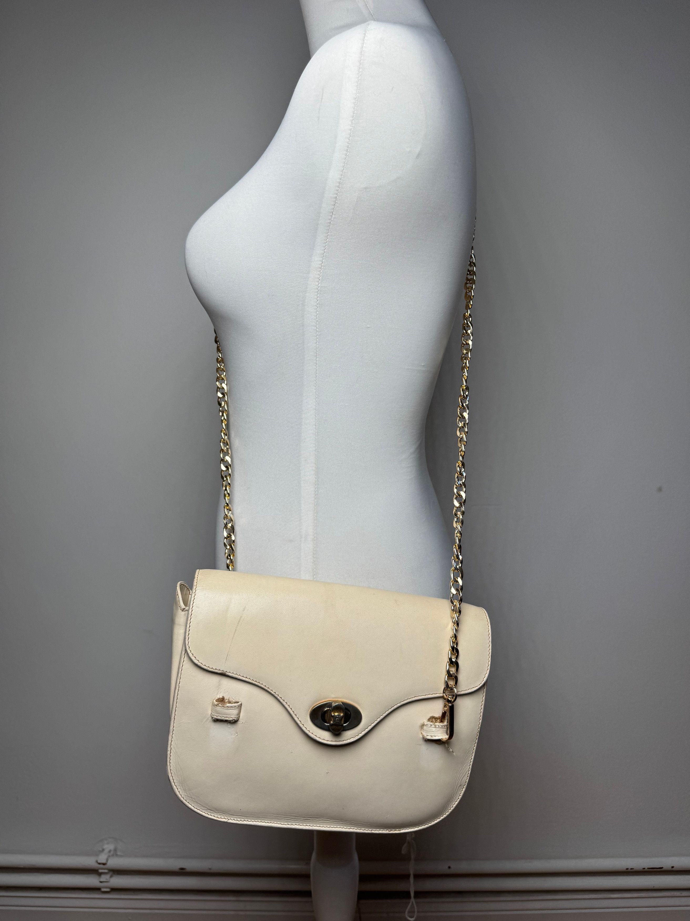 Celine Vintage Paris Leather bag beige Size ONE SIZE - 14 Thumbnail