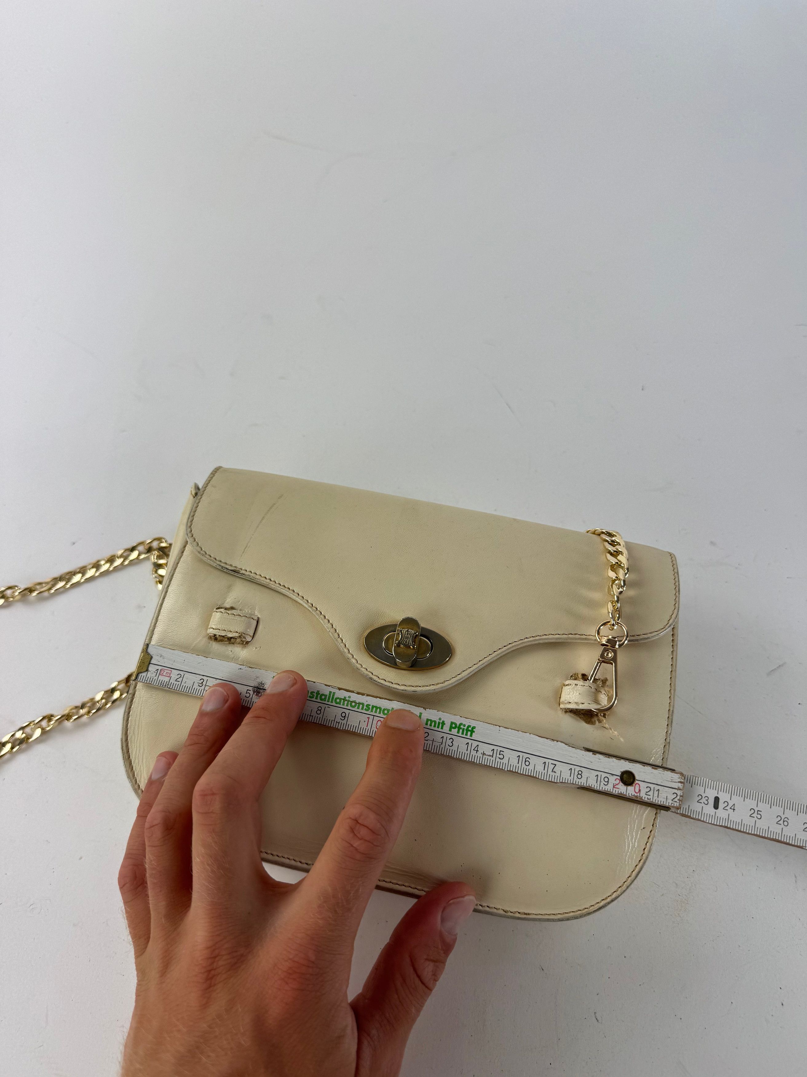 Celine Vintage Paris Leather bag beige Size ONE SIZE - 13 Thumbnail