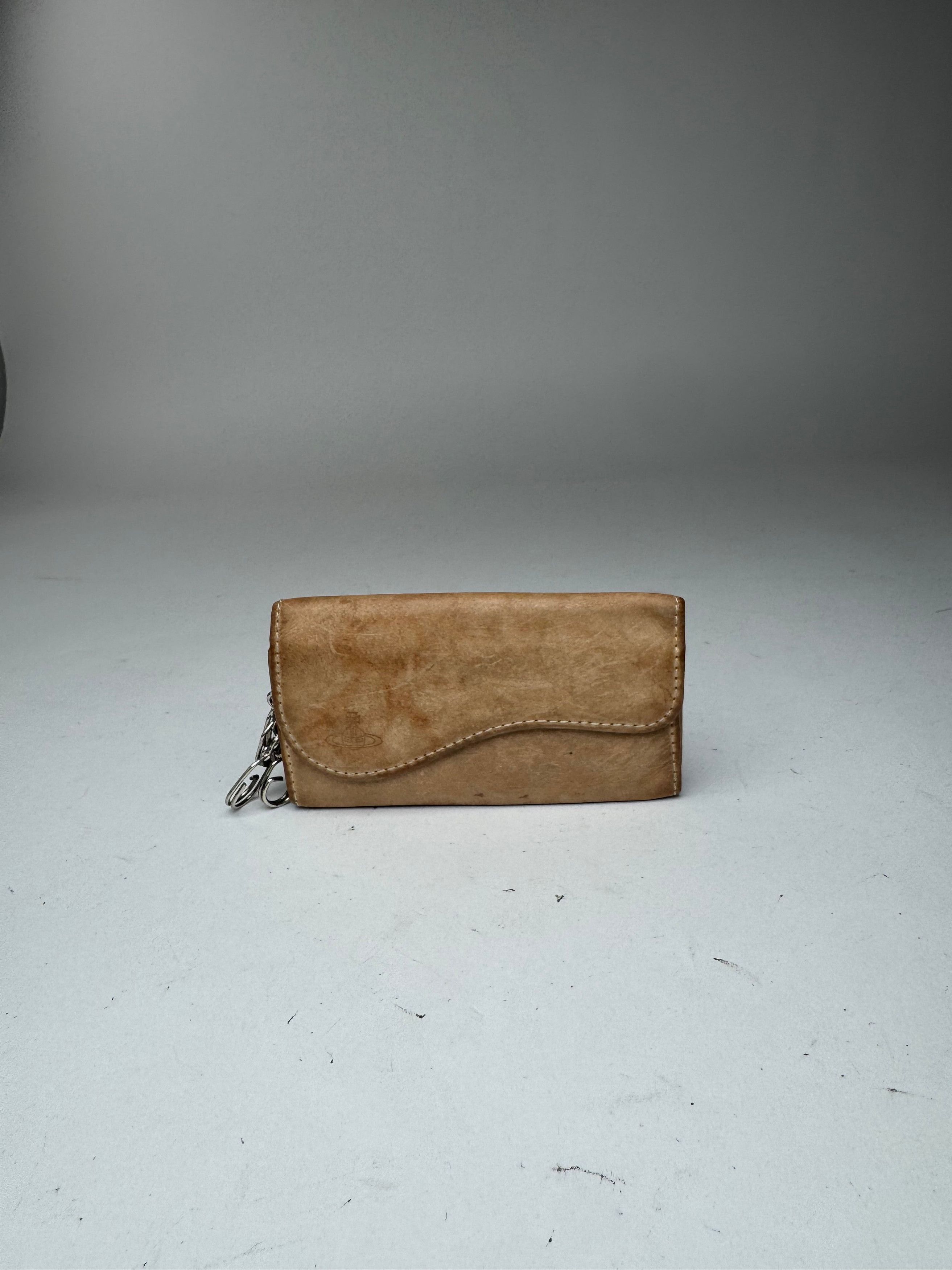 Vivienne Westwood Vintage Leather Key Holder beige Size ONE SIZE - 11 Thumbnail