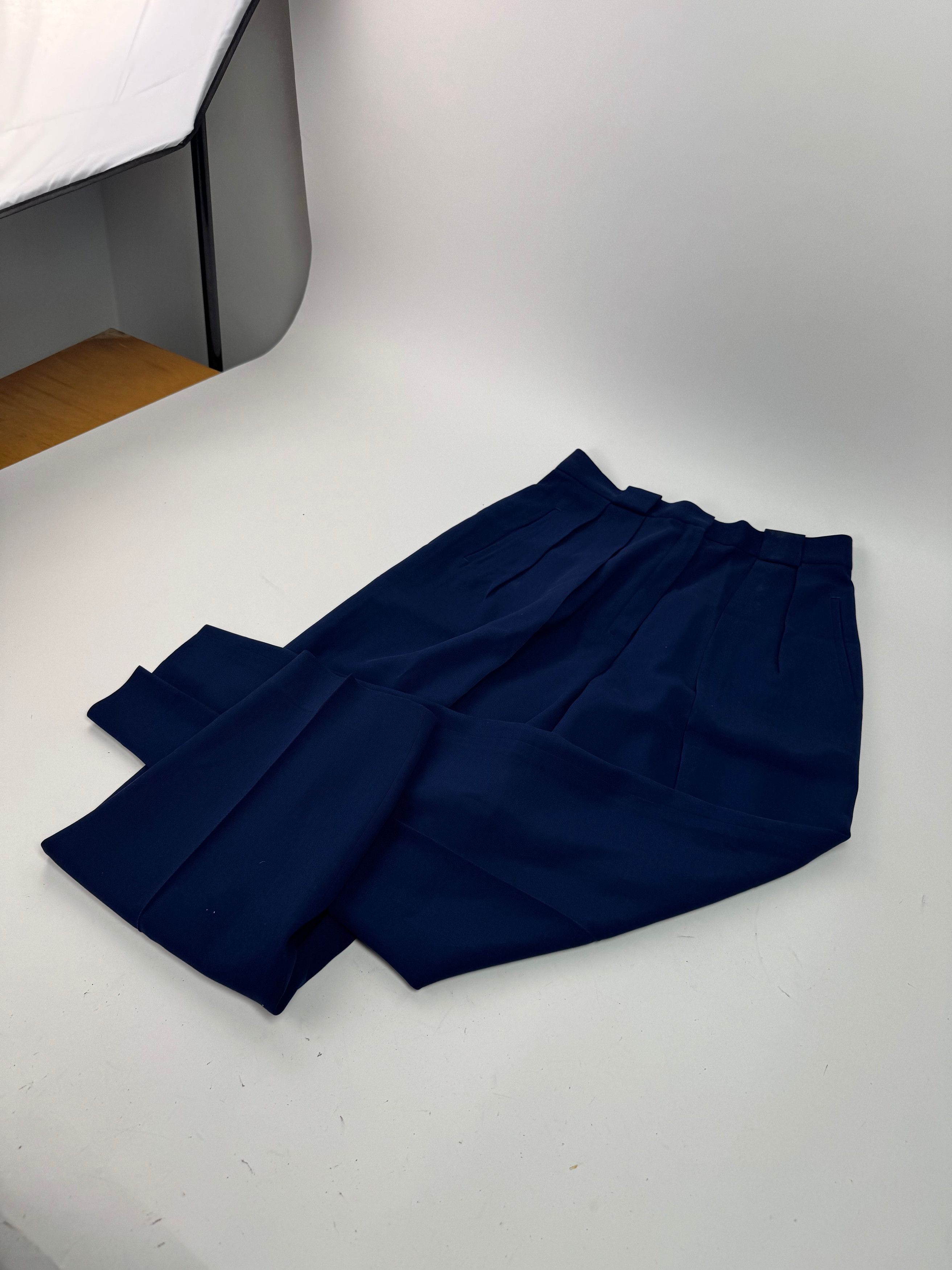 Dior Vintage Wool Pants Navy M Size 30" / US 8 / IT 44 - 2 Thumbnail