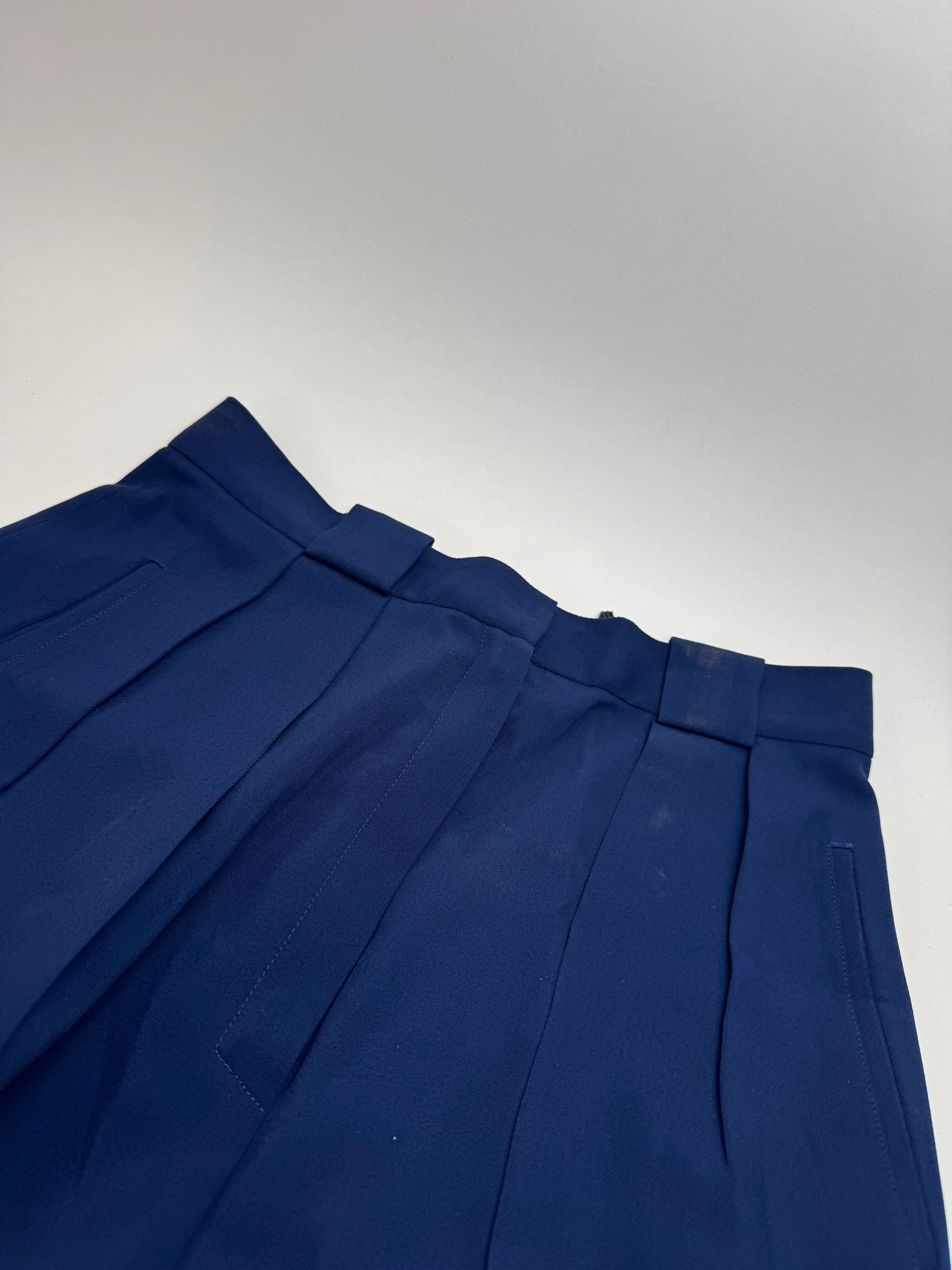 Dior Vintage Wool Pants Navy M Size 30" / US 8 / IT 44 - 3 Thumbnail