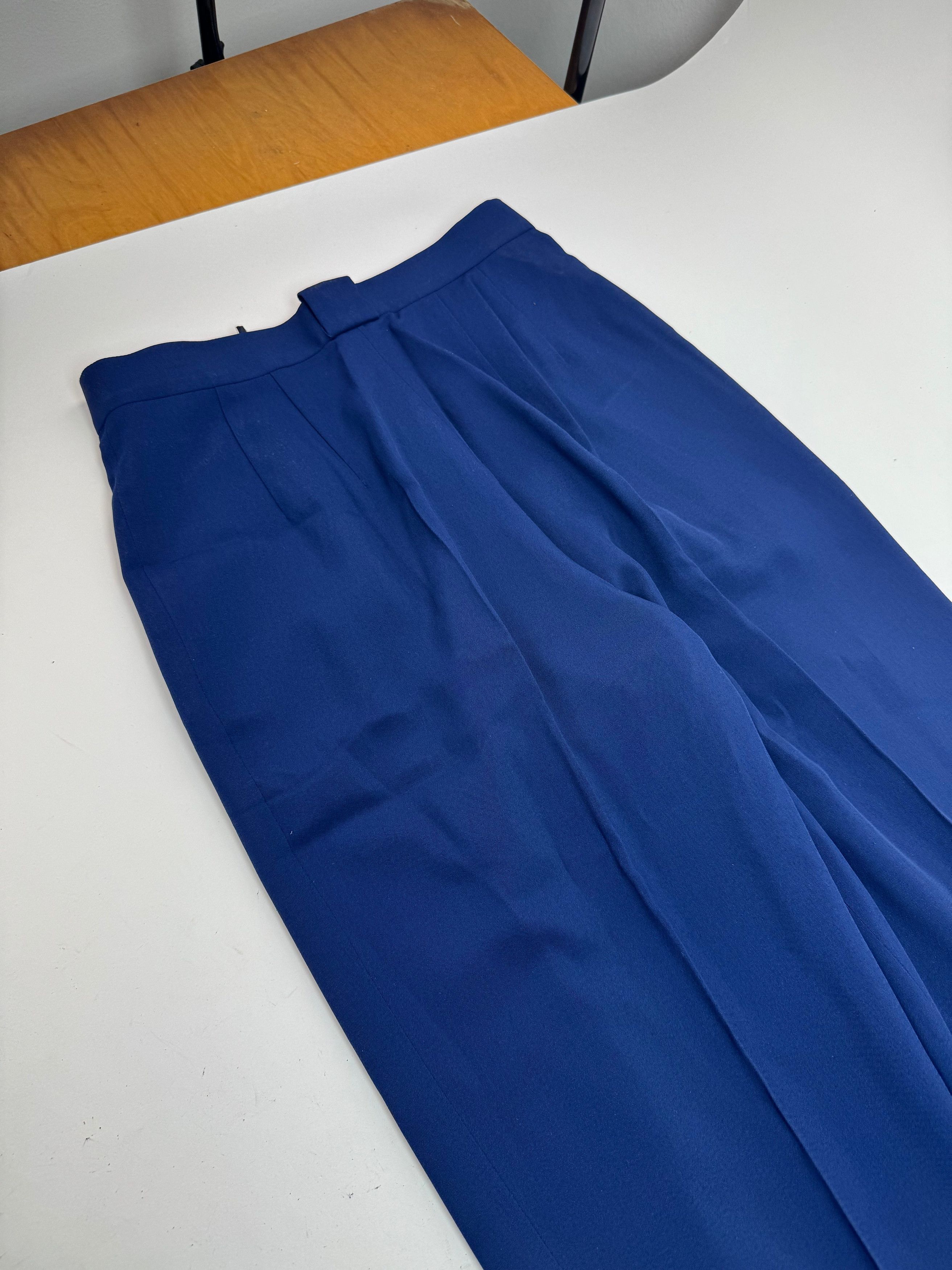 Dior Vintage Wool Pants Navy M Size 30" / US 8 / IT 44 - 11 Thumbnail