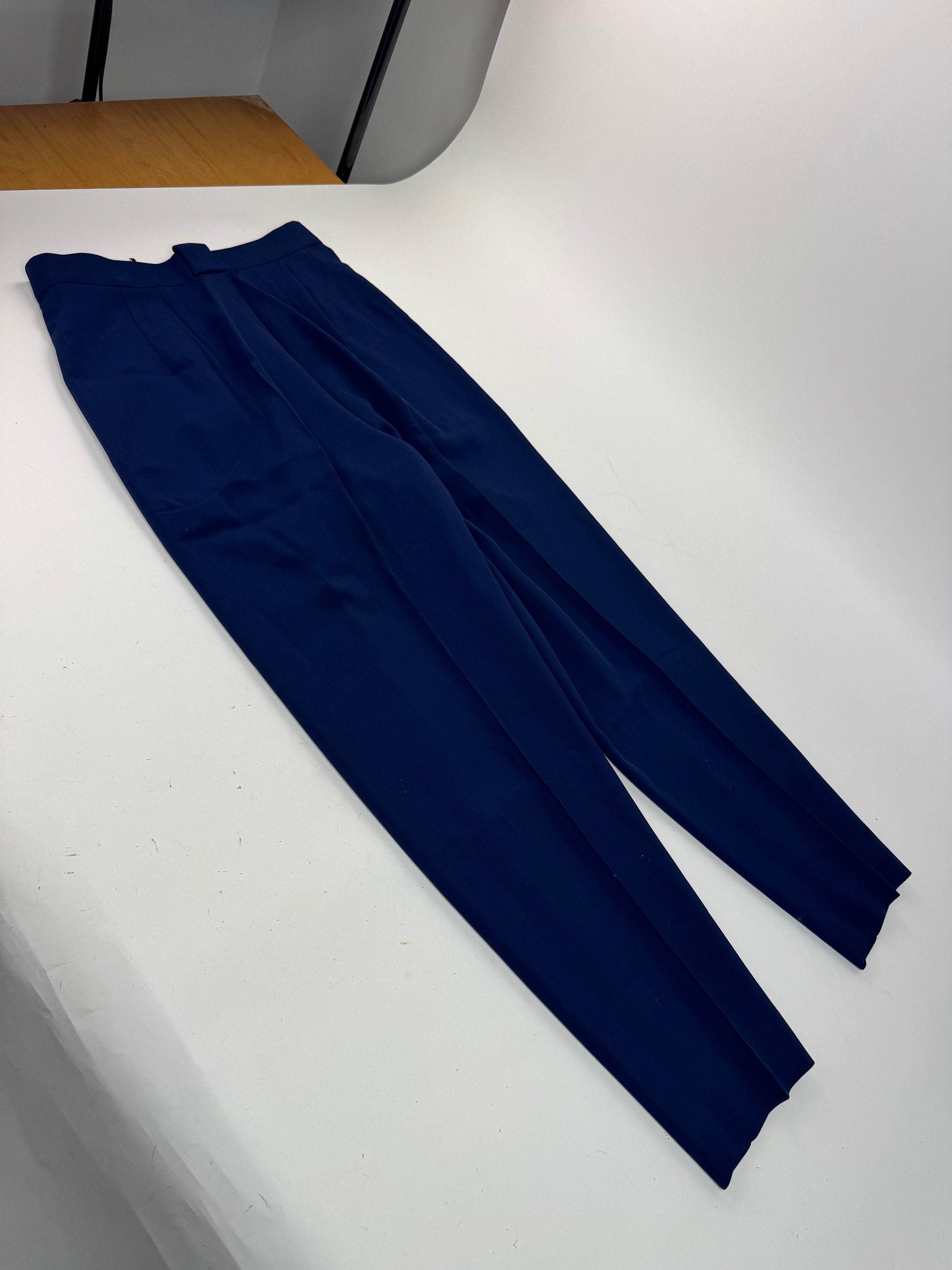 Dior Vintage Wool Pants Navy M Size 30" / US 8 / IT 44 - 10 Thumbnail